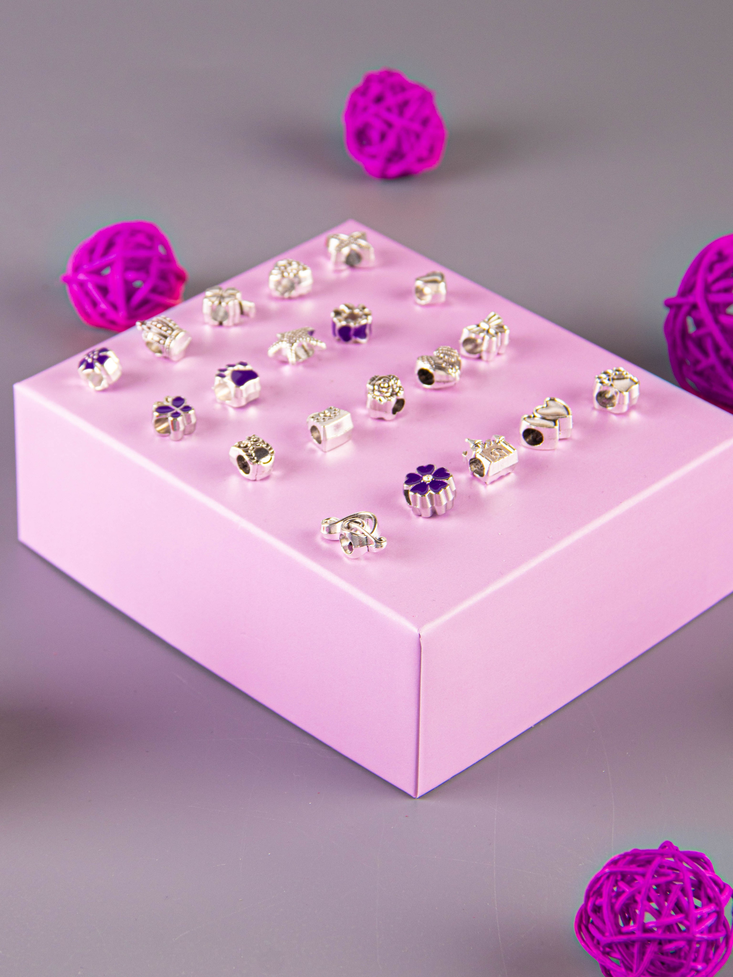 Набор по созданию браслетов (фиолетовый). «Матрица»