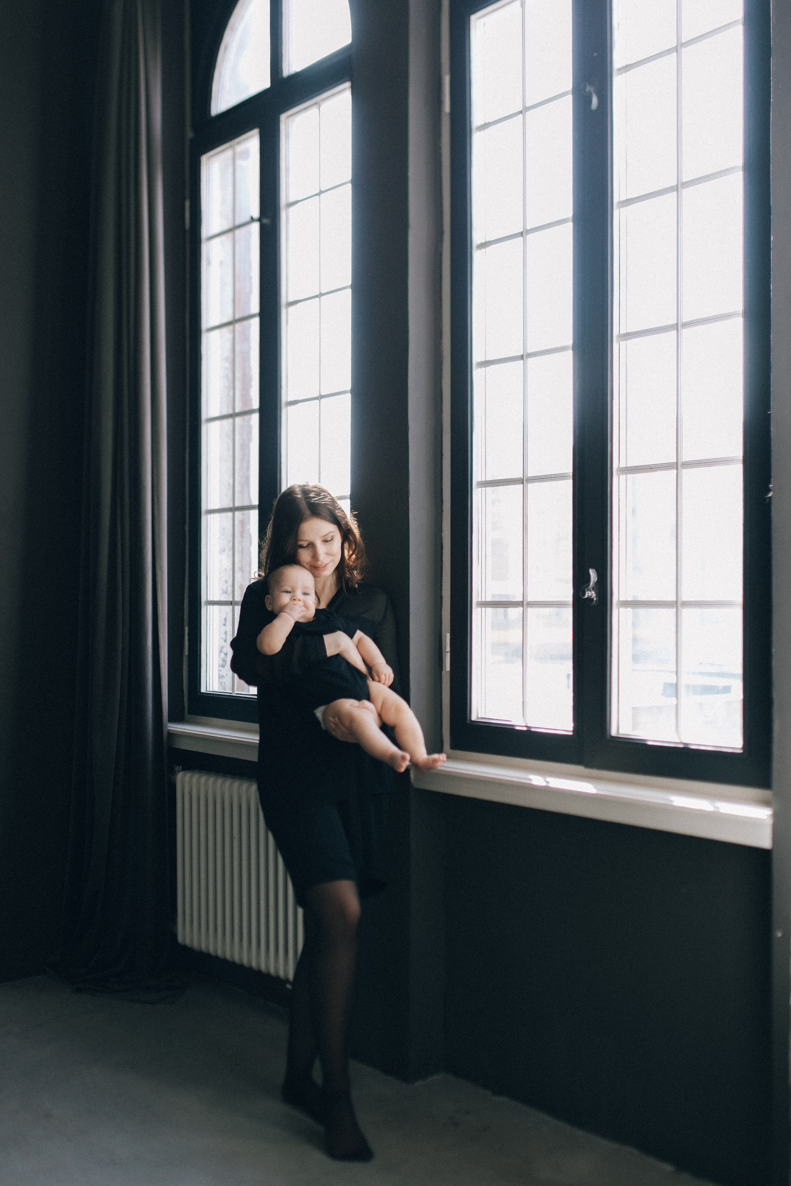 Фотосессия мама с малышом в студии. Семейный фотограф Екатеринбург Черепанова Олеся