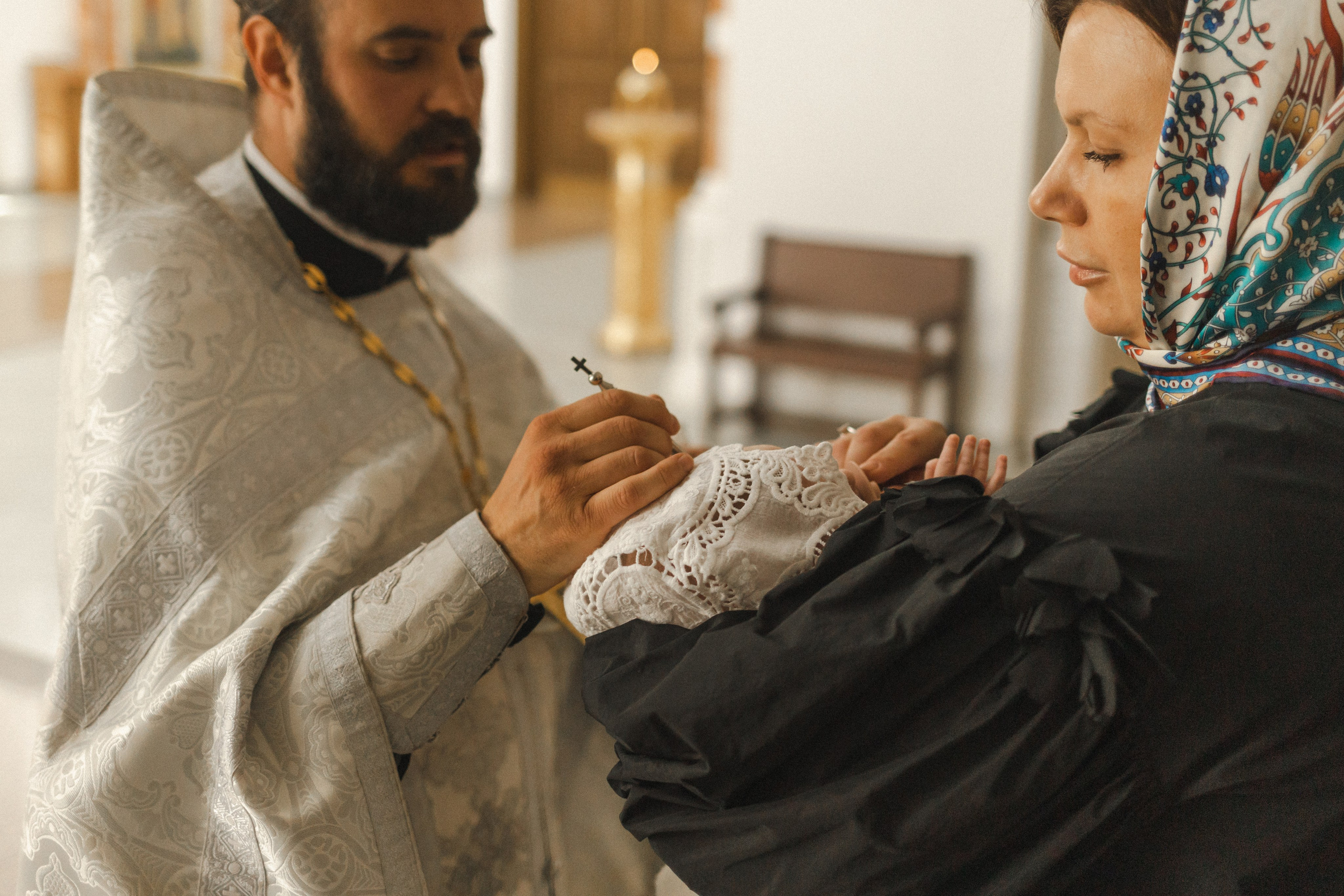 Крещение Стефании. Семейный фотограф в Москве