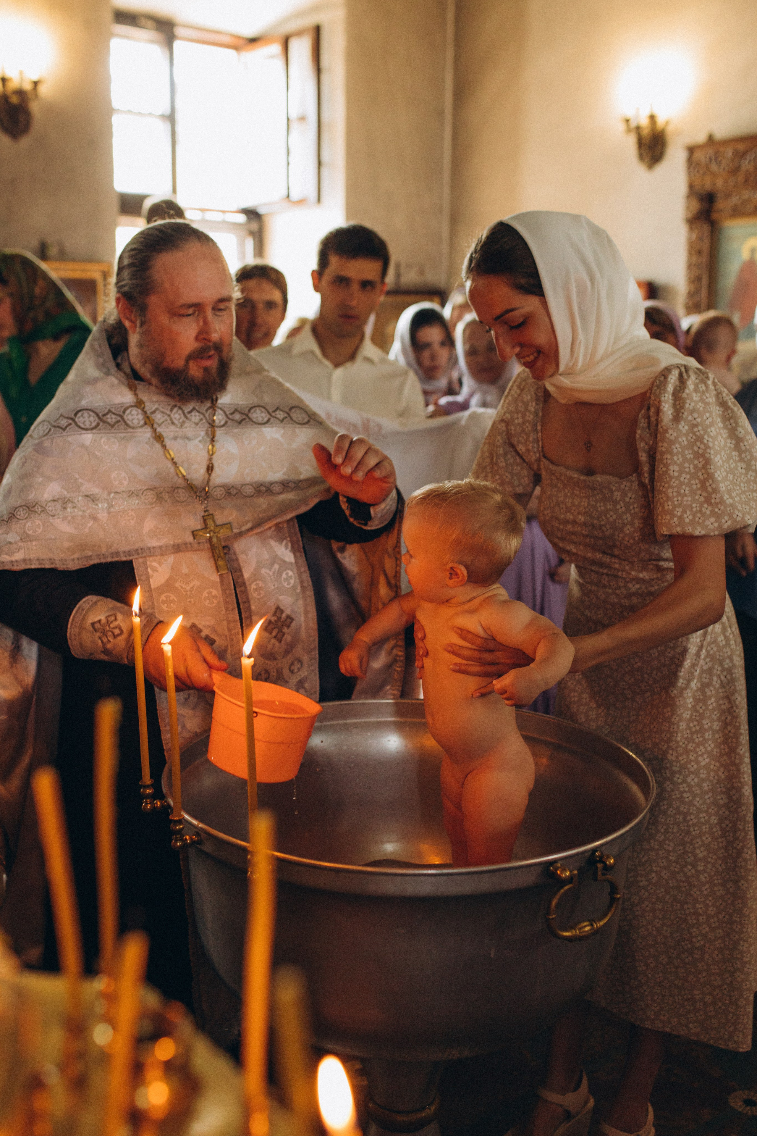 Крещение Марии. Семейный фотограф в Обнинске