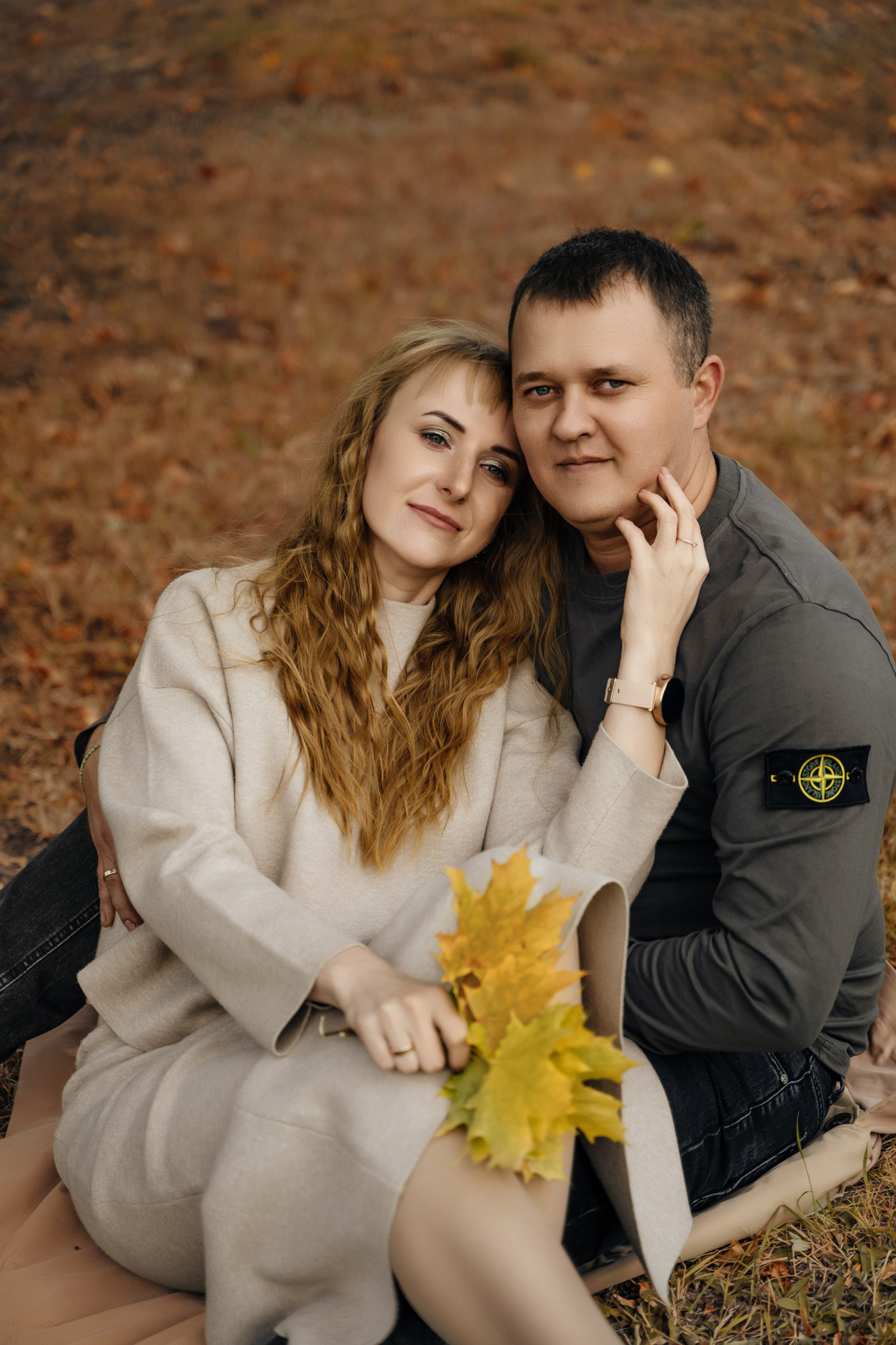 Осенняя фотосессия в стиле Love Story. Семейный фотограф в Белгороде Амелина Алина