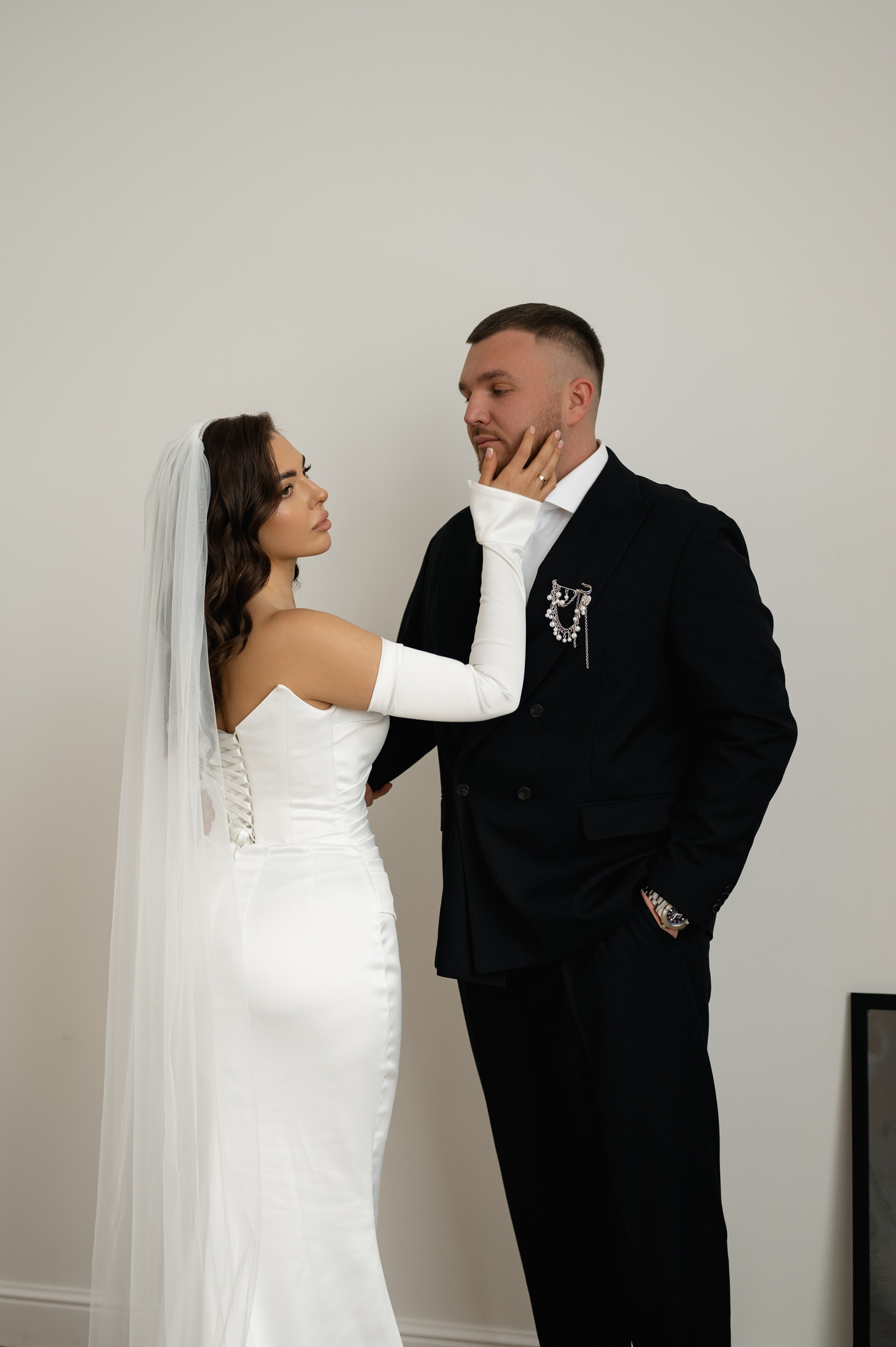 Свадебная фотосессия в студии. Свадебный и семейный фотограф в Краснодаре Алина Мельник