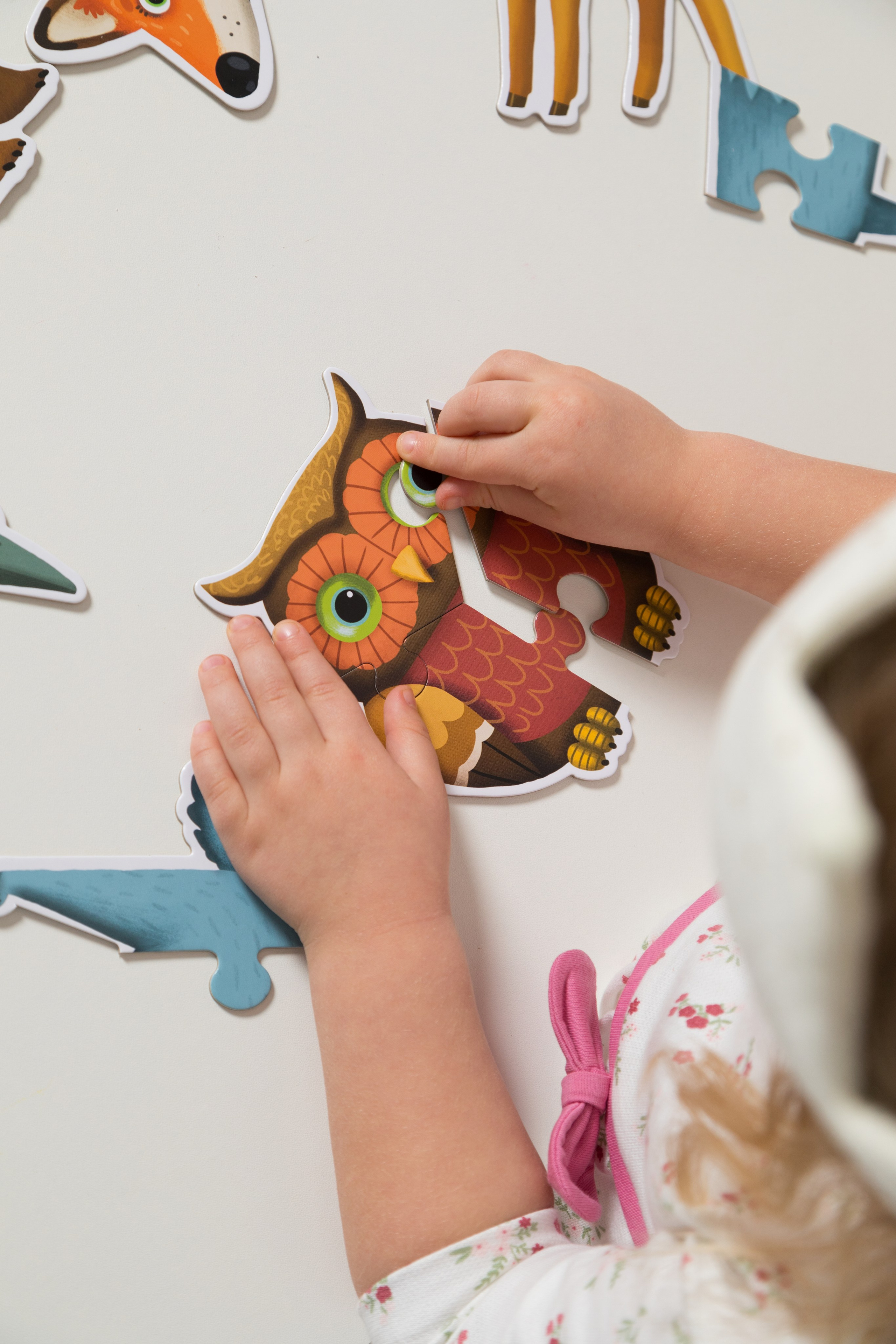 Имиджевая и каталожная съёмка для бренда детских пазлов. Детский и контент фотограф Надя Волкова Санкт-Петербург