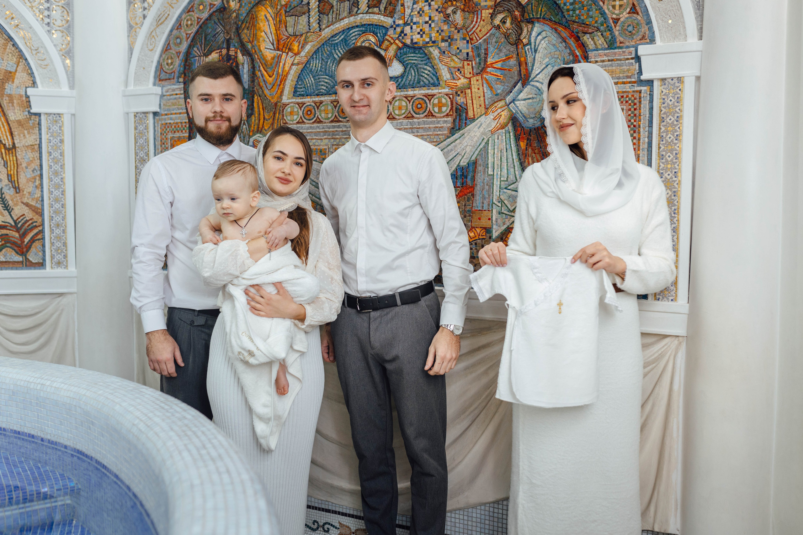 Крещение Демида, храм Святой Троицы, декабрь 2025