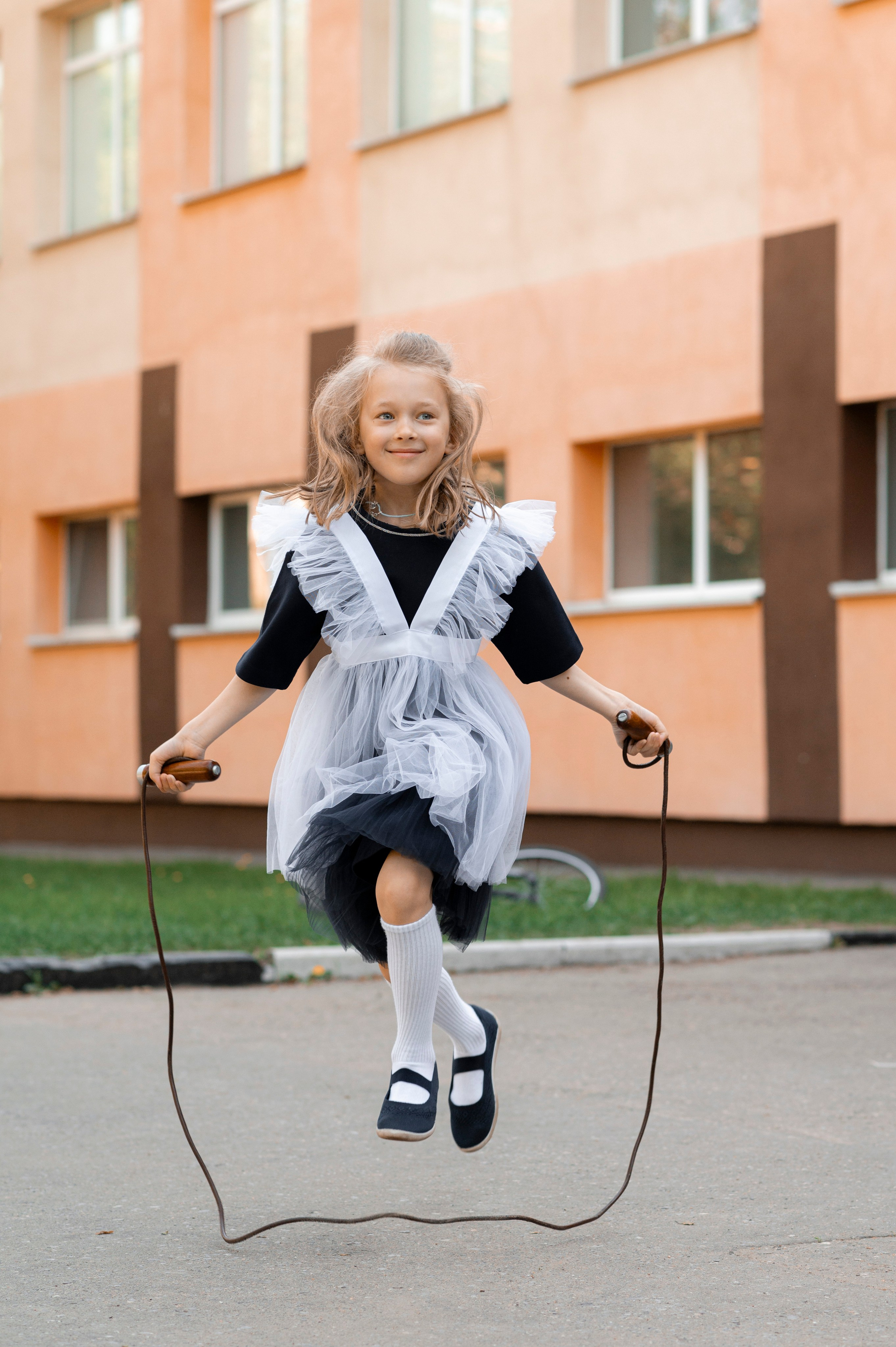 Школьная фотосессия на улице