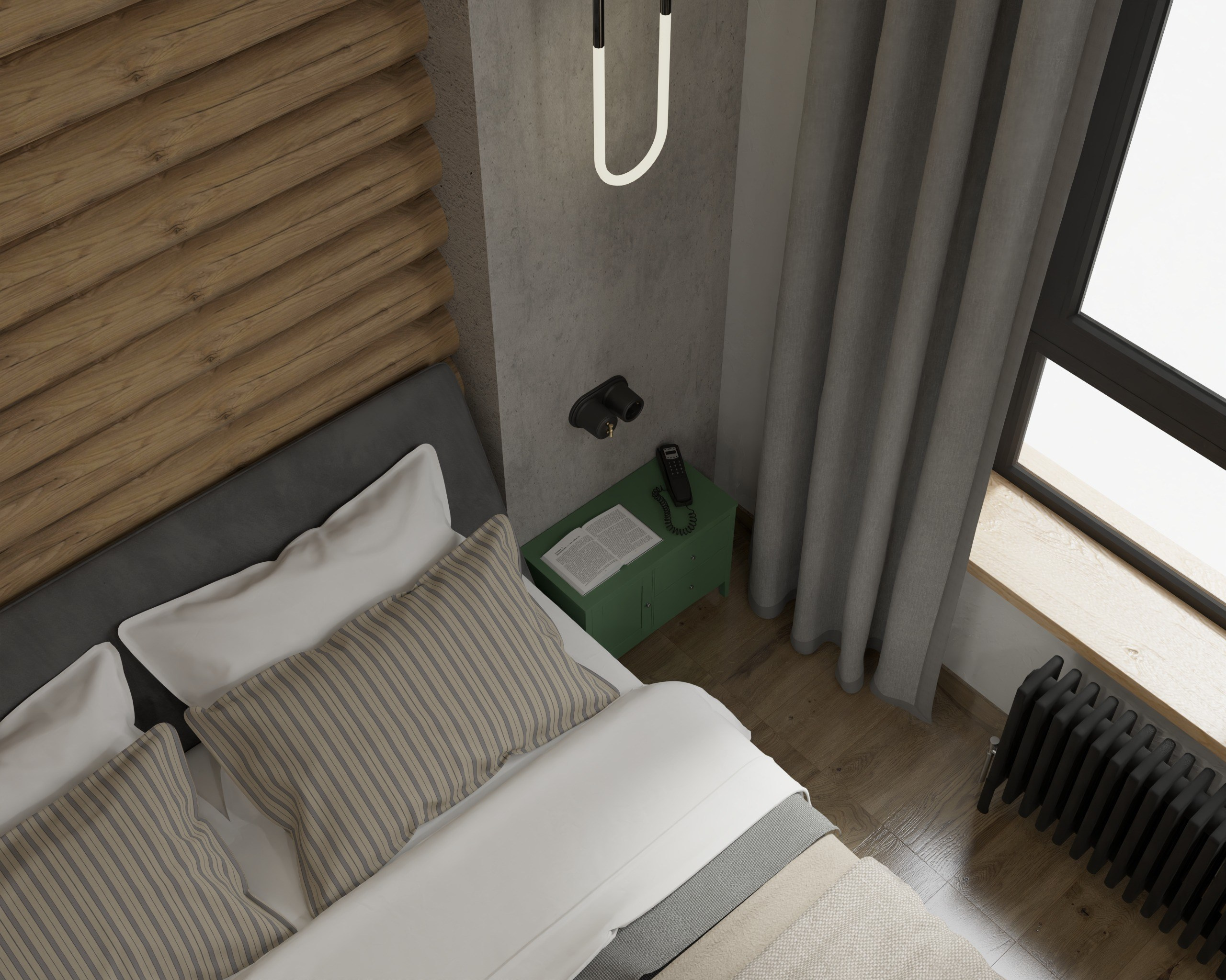 Типовой отельный номер в Архызе. DMDesign — студия дизайна интерьеров