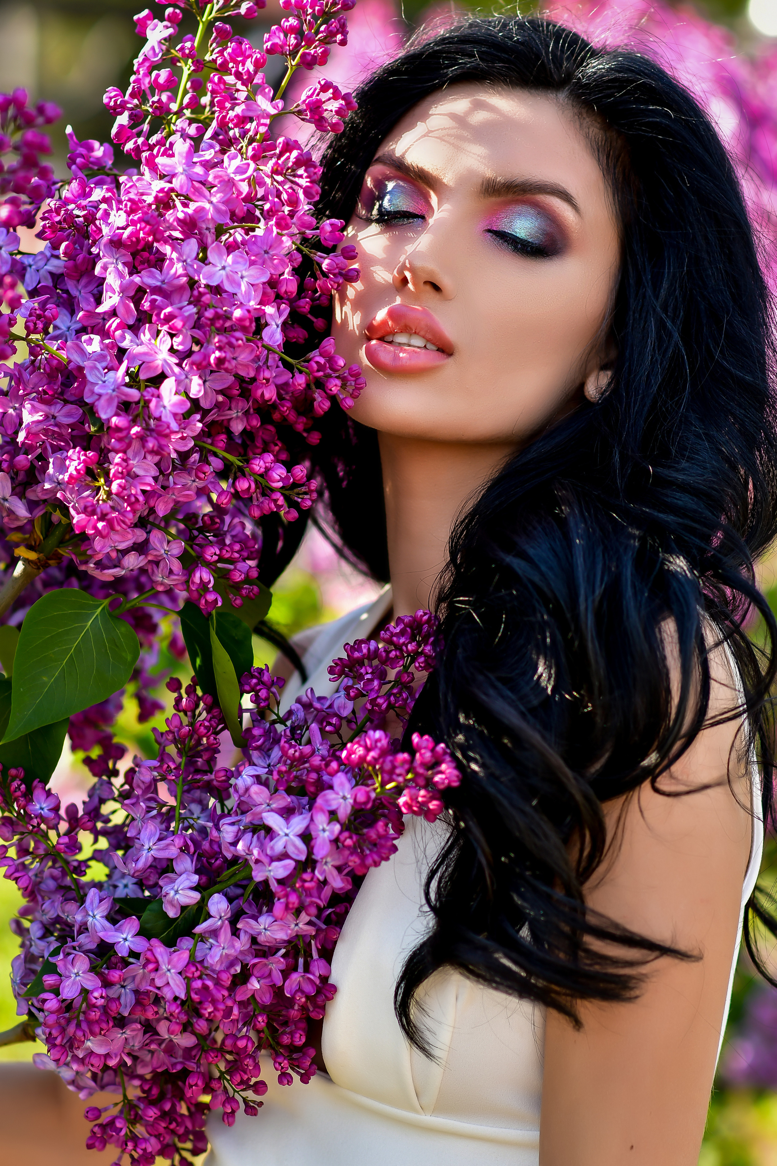 Весна. Съемка в цветении. Семейный и свадебный фотограф в Донецке Донская Анастасия