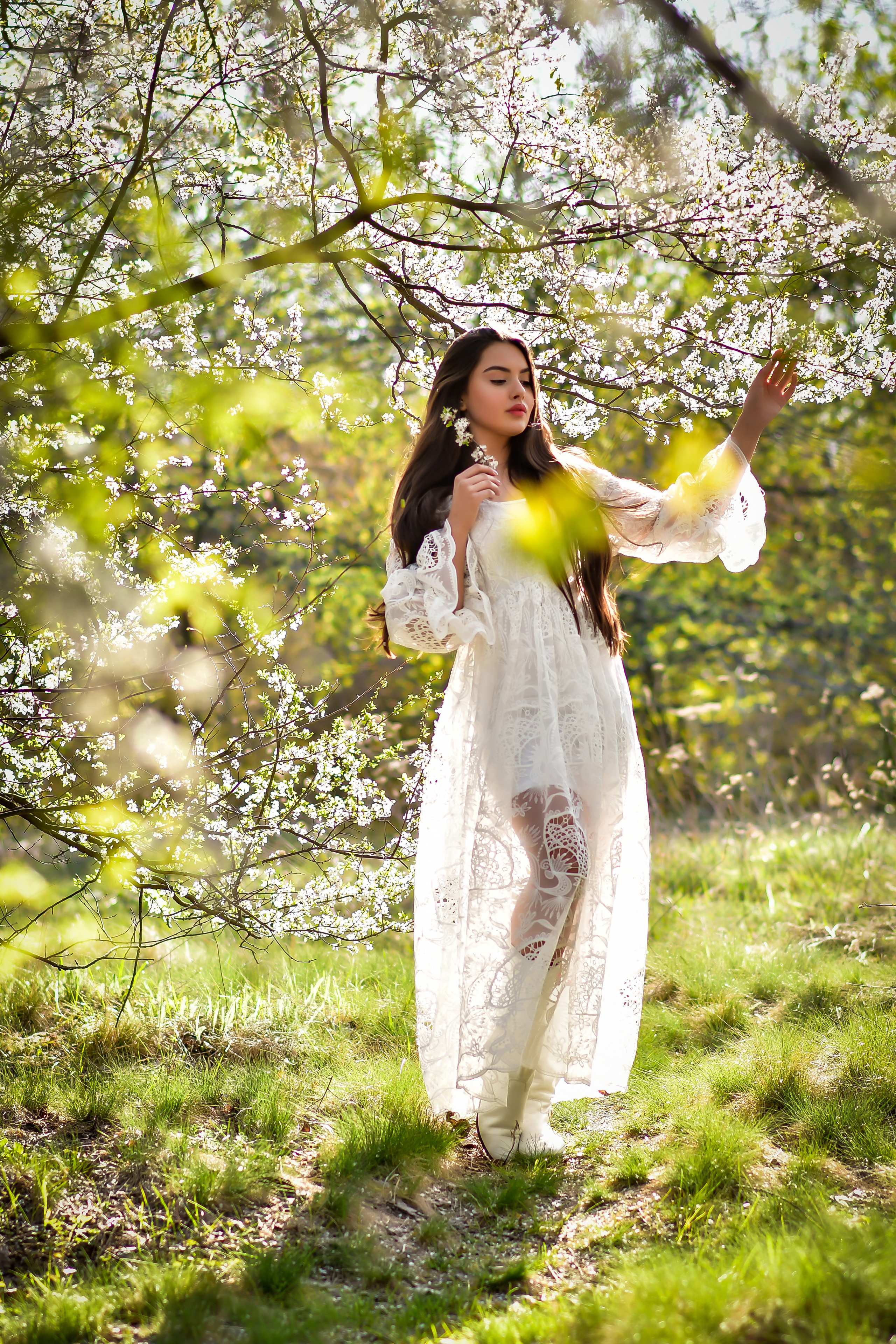 Весна. Съемка в цветении. Семейный и свадебный фотограф в Донецке Донская Анастасия