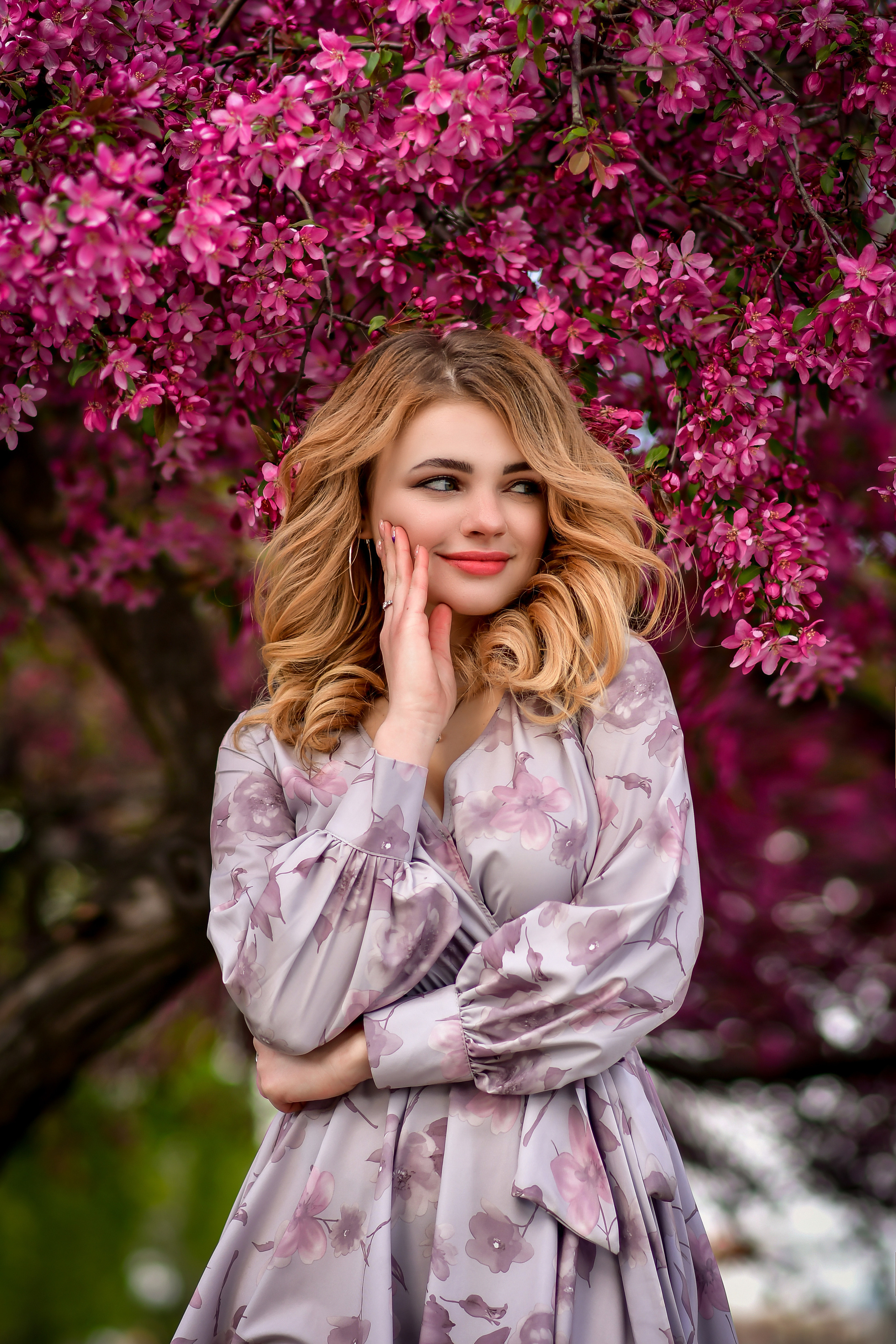 Весна. Съемка в цветении. Семейный и свадебный фотограф в Донецке Донская Анастасия
