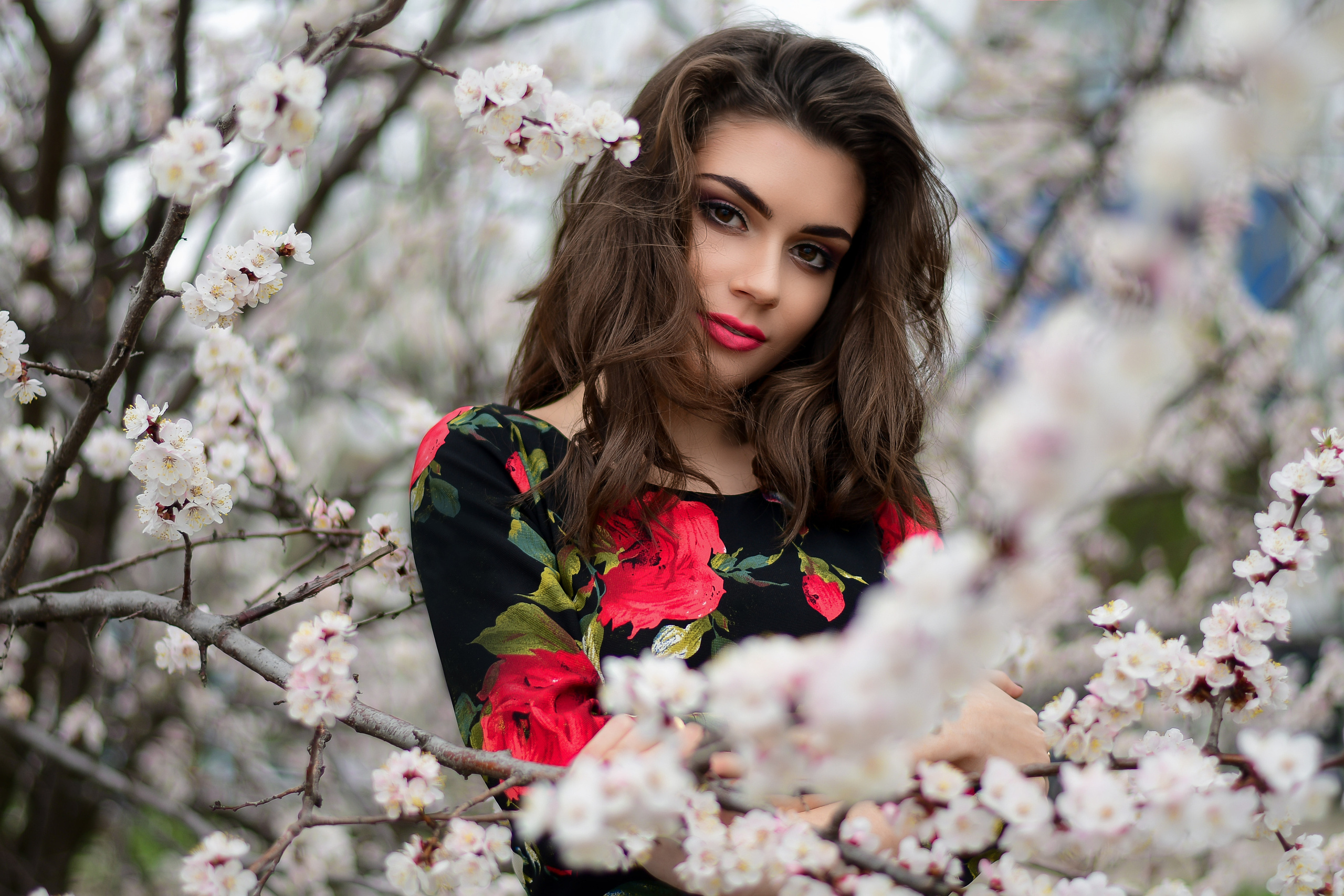 Весна. Съемка в цветении. Семейный и свадебный фотограф в Донецке Донская Анастасия