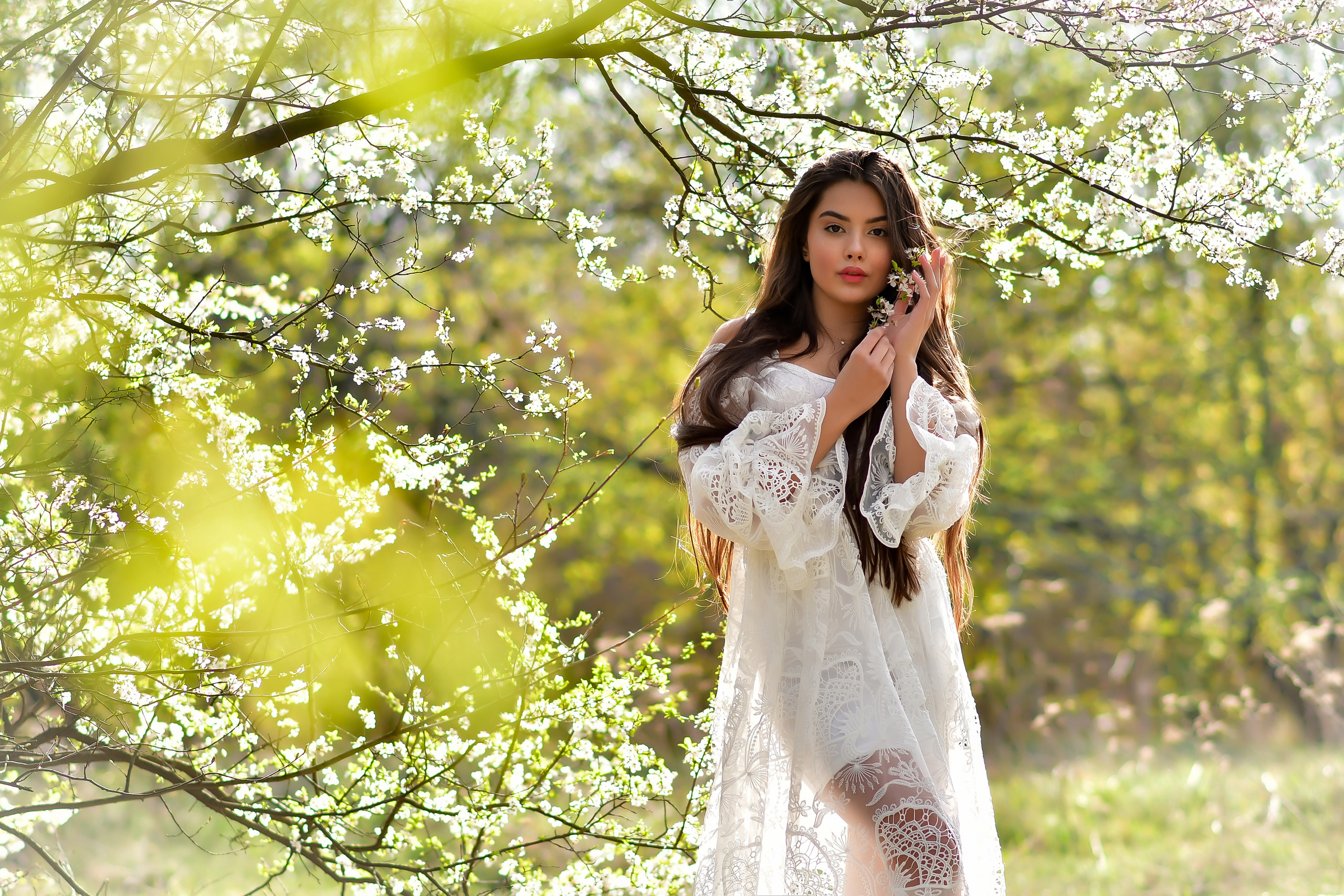 Весна. Съемка в цветении. Семейный и свадебный фотограф в Донецке Донская Анастасия