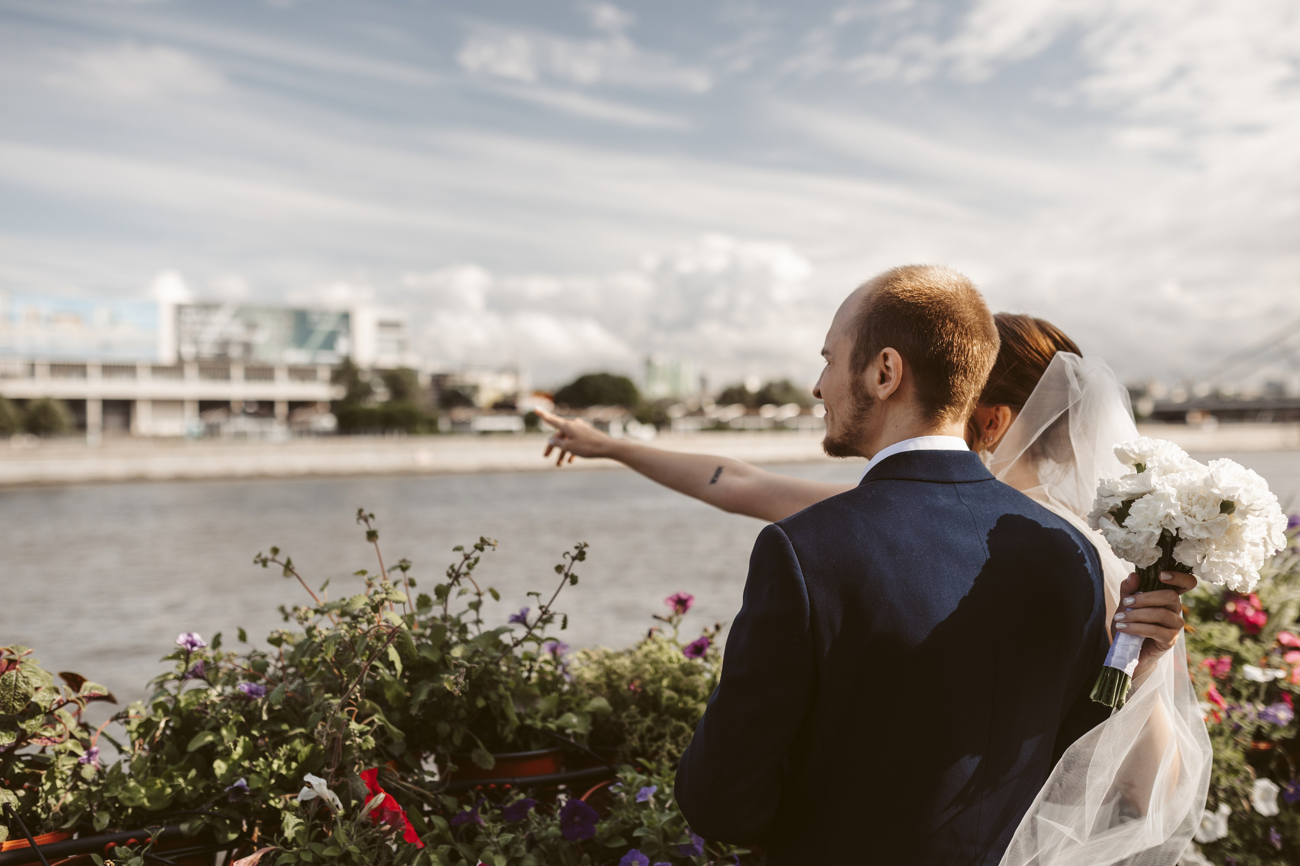 Набережная. Свадебный фотограф Курзина Ольга | Москва