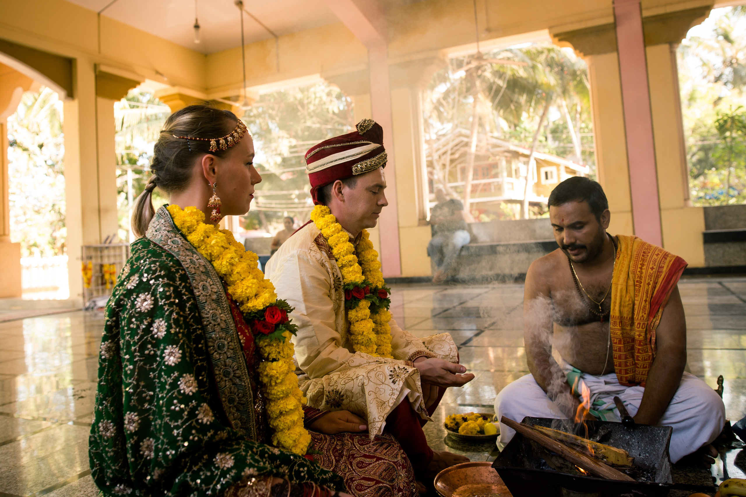 Церемония в индийском храме