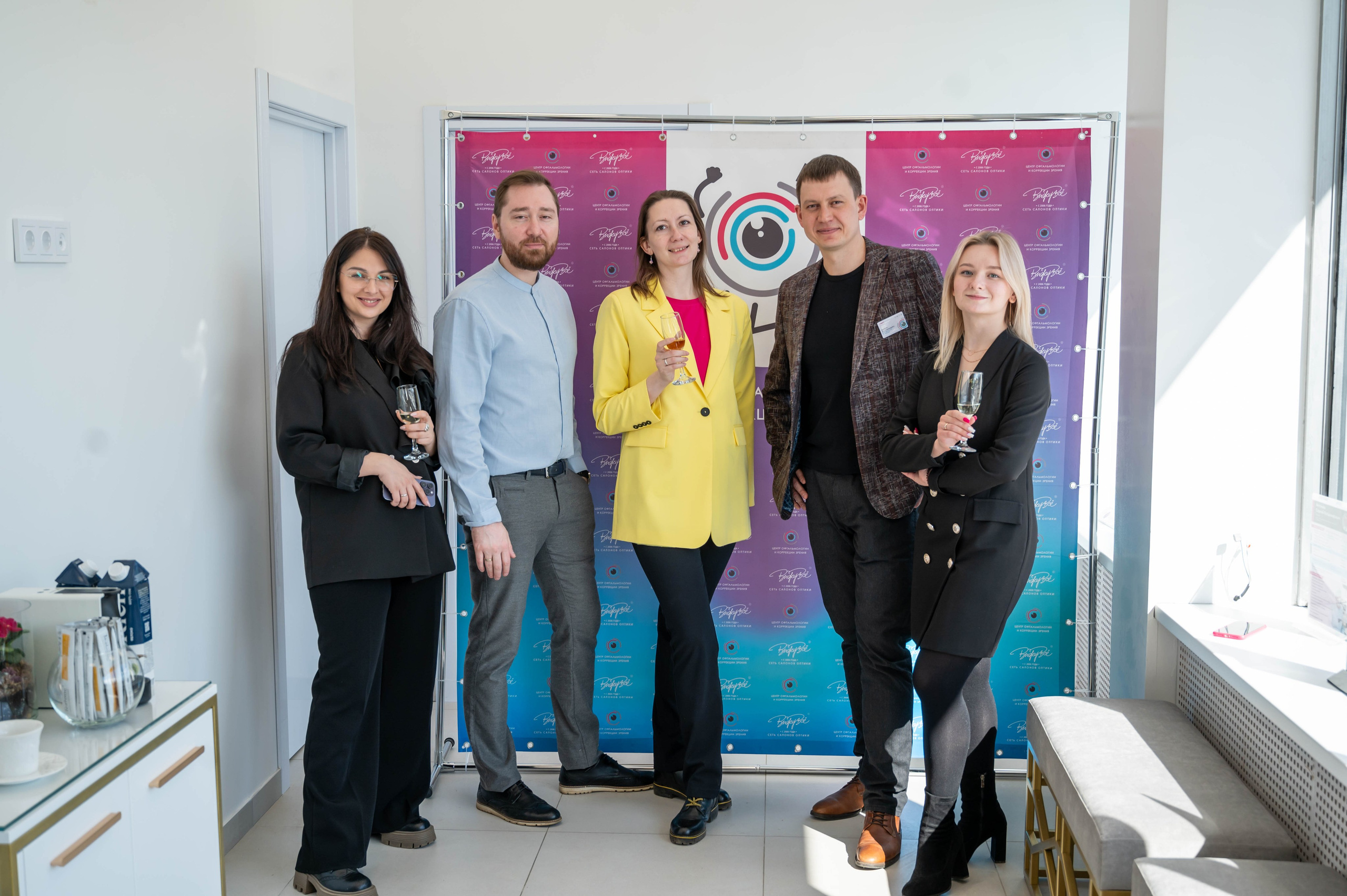 Съёмка открытия оптики