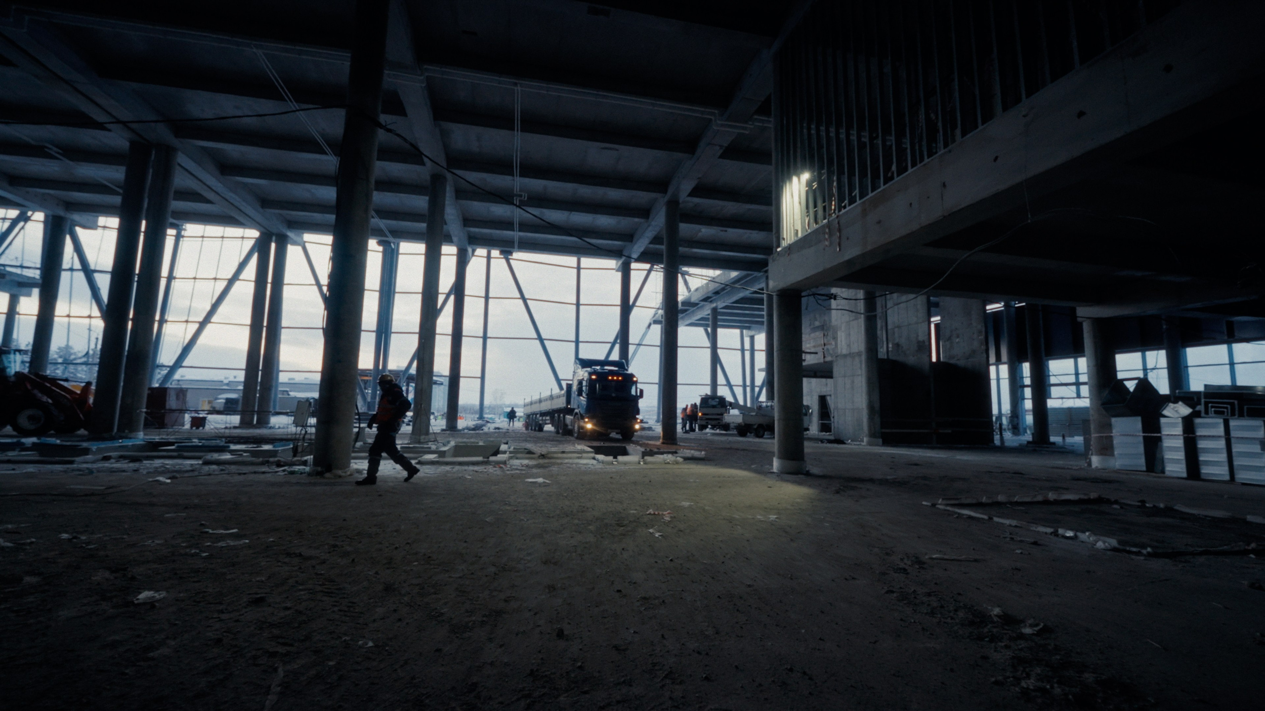 Строительство аэропорта в Благовещенске (promo). Цветокоррекция видео онлайн Иван Сержанов