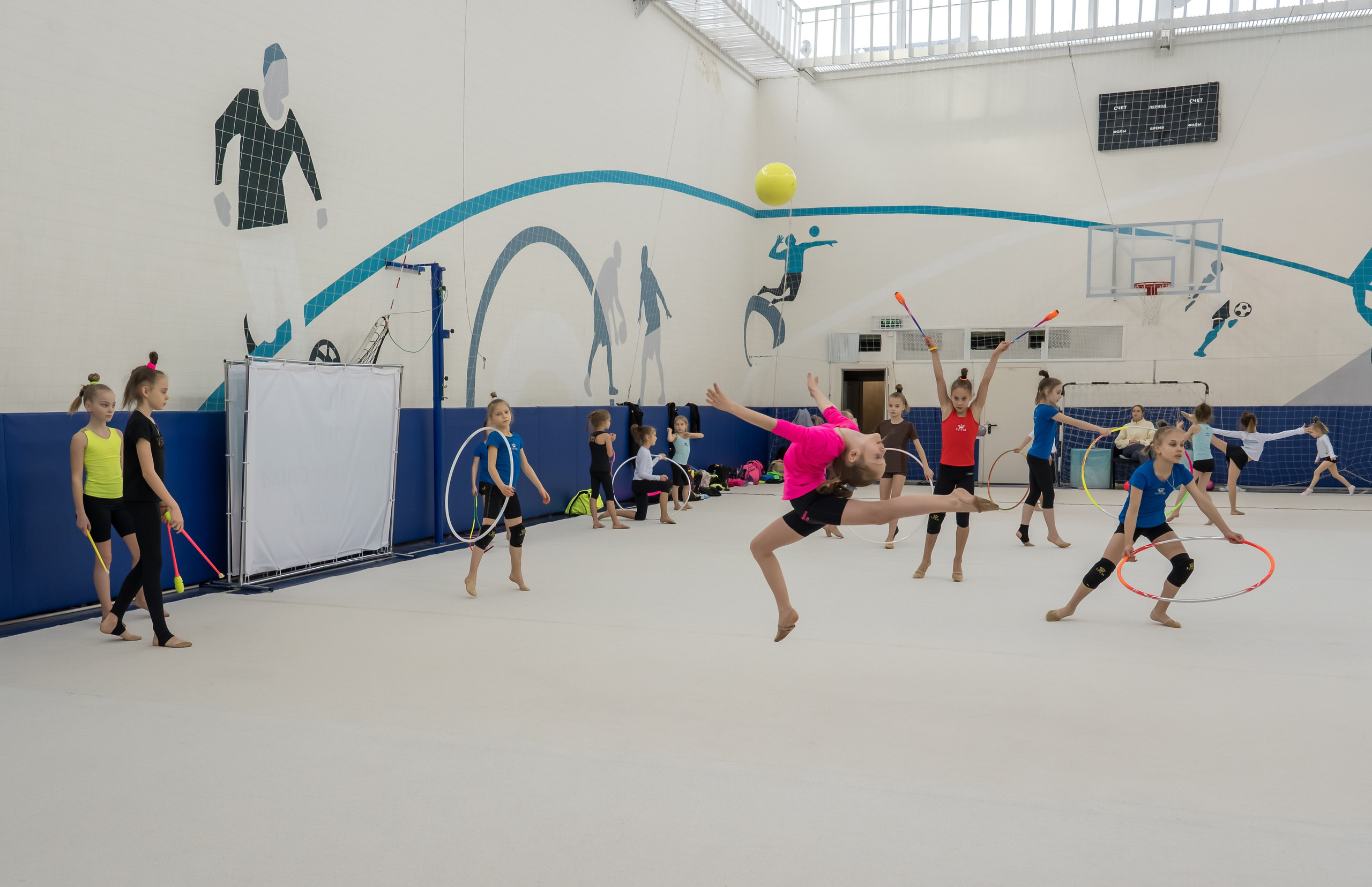 Тренировочный процесс. Художественная гимнастика. Фотограф в Москве