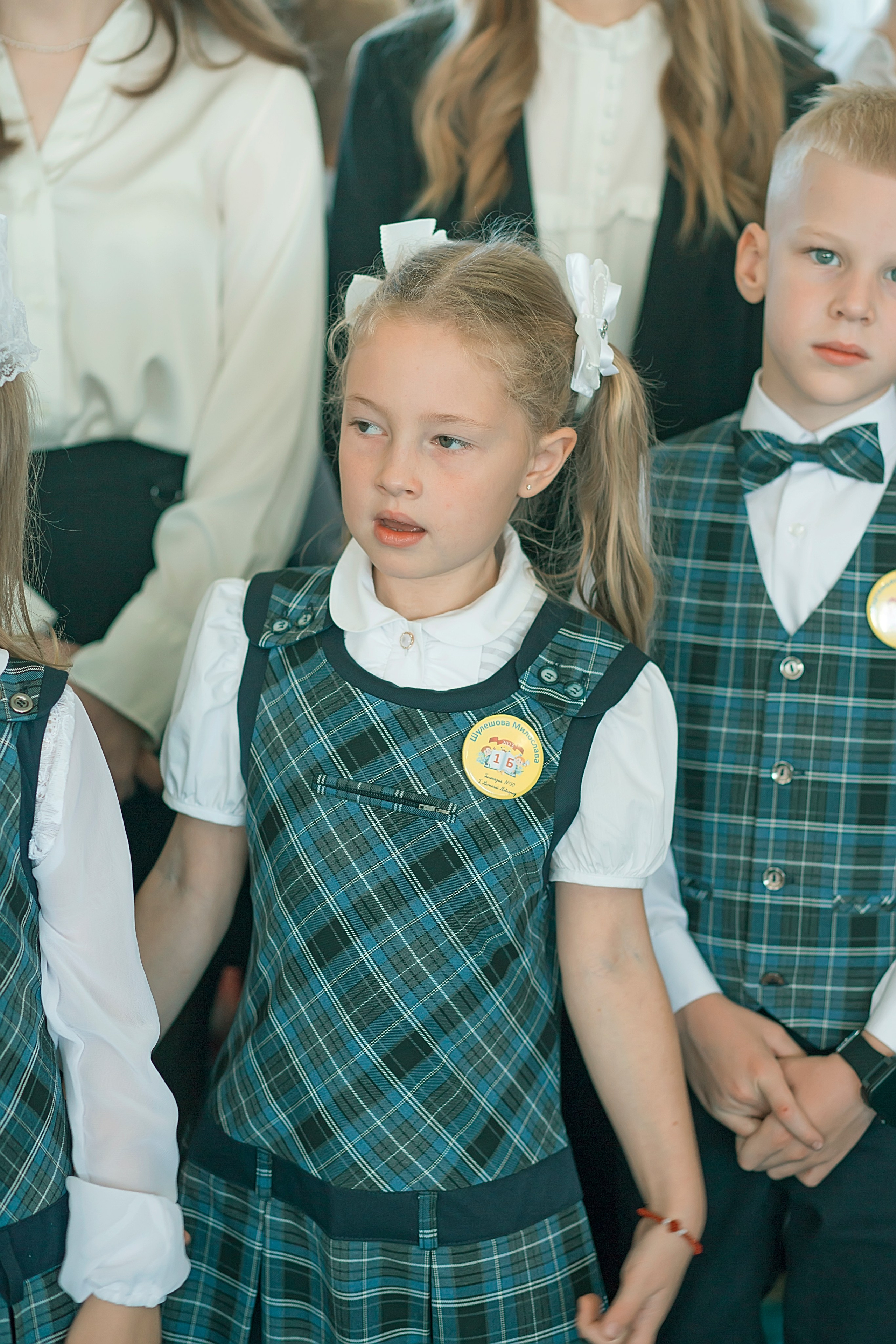 Первый класс линейка, в классе, портреты. Семейный и детский фотограф в Нижнем Новгороде