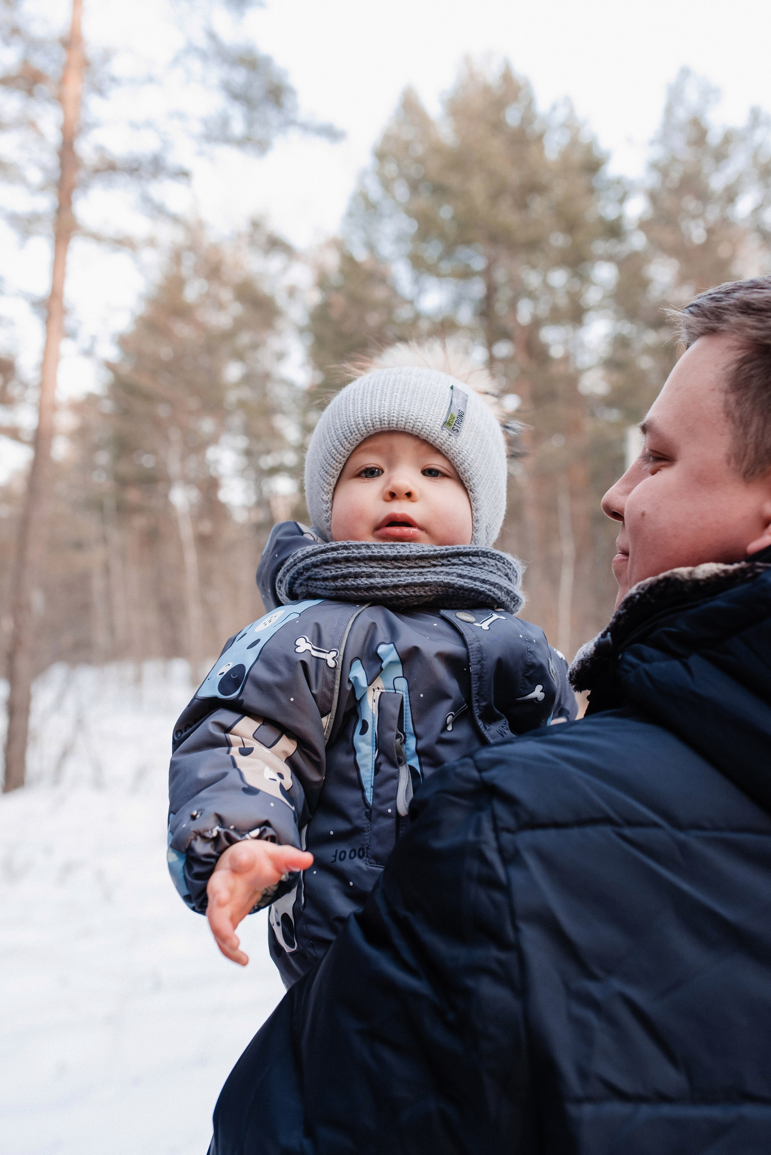 Рождественский фотодень Никита&Лиза&Мишутка. Фотограф в Новосибирске Анастасия Курто