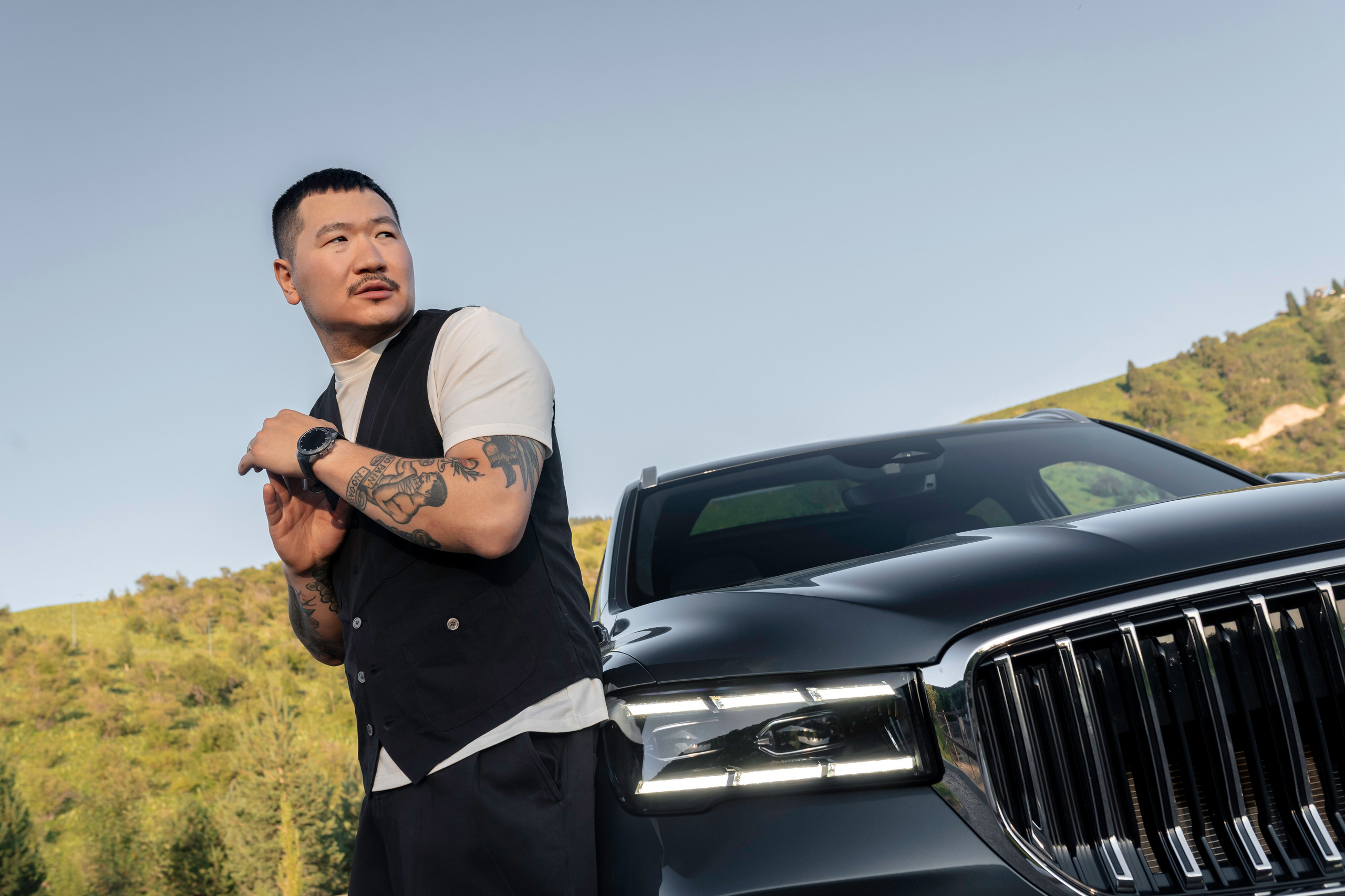 Geely Monjaro x Kana Beisekeyev. Чен Станислав | Автомобильный фотограф | Алматы, Казахстан