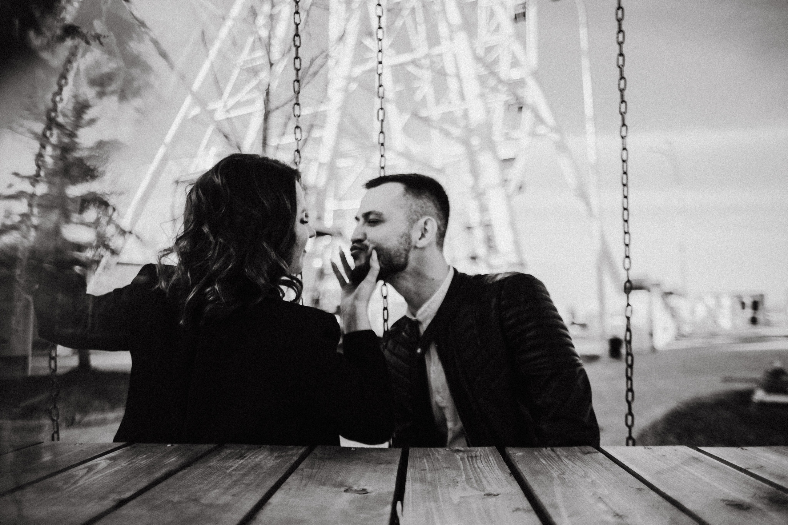 У Колеса обозрения. Фотограф в Нижнем Новгороде