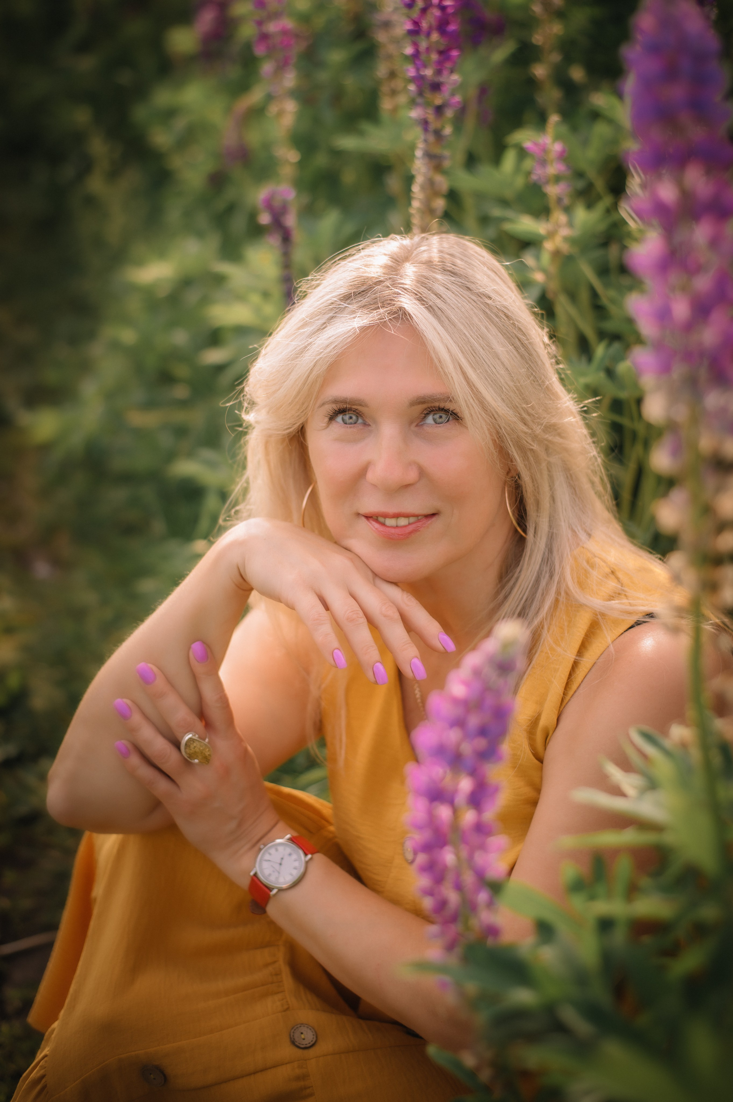 Фотосессия для Ирины в ЛЮПИНАХ. Яна Муравлева |фотограф город Пенза