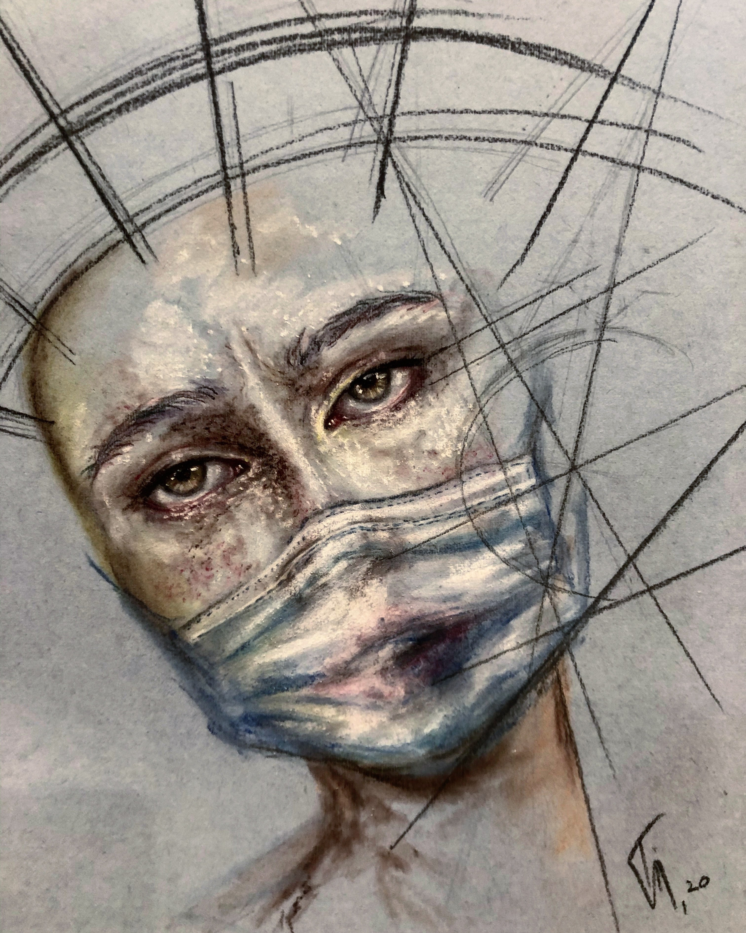 Pastels. Portrait Artist and Illustrator Alevtina Golovin