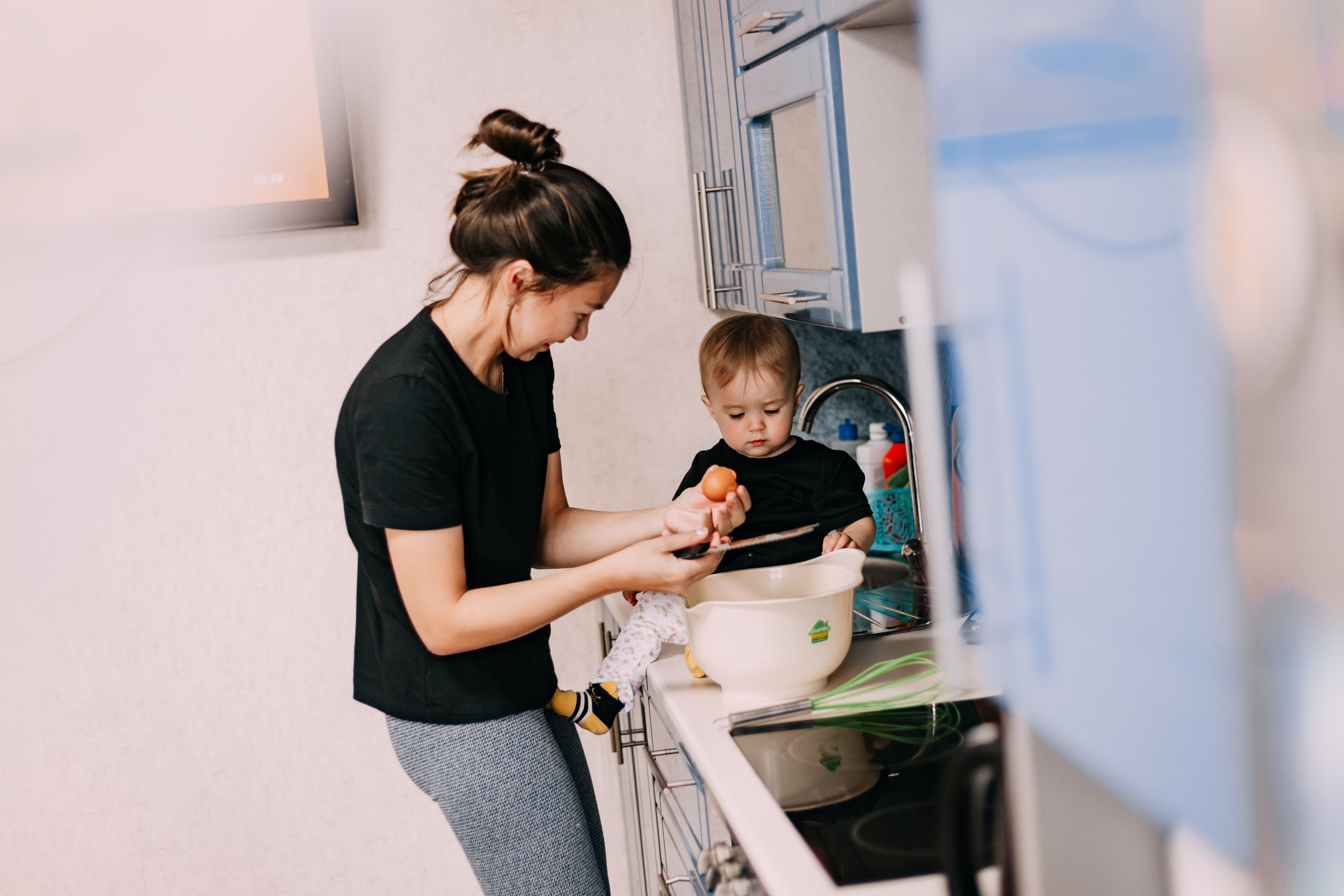 Дарья с дочкой Олесей. Фотограф Бурятии София Андриянова