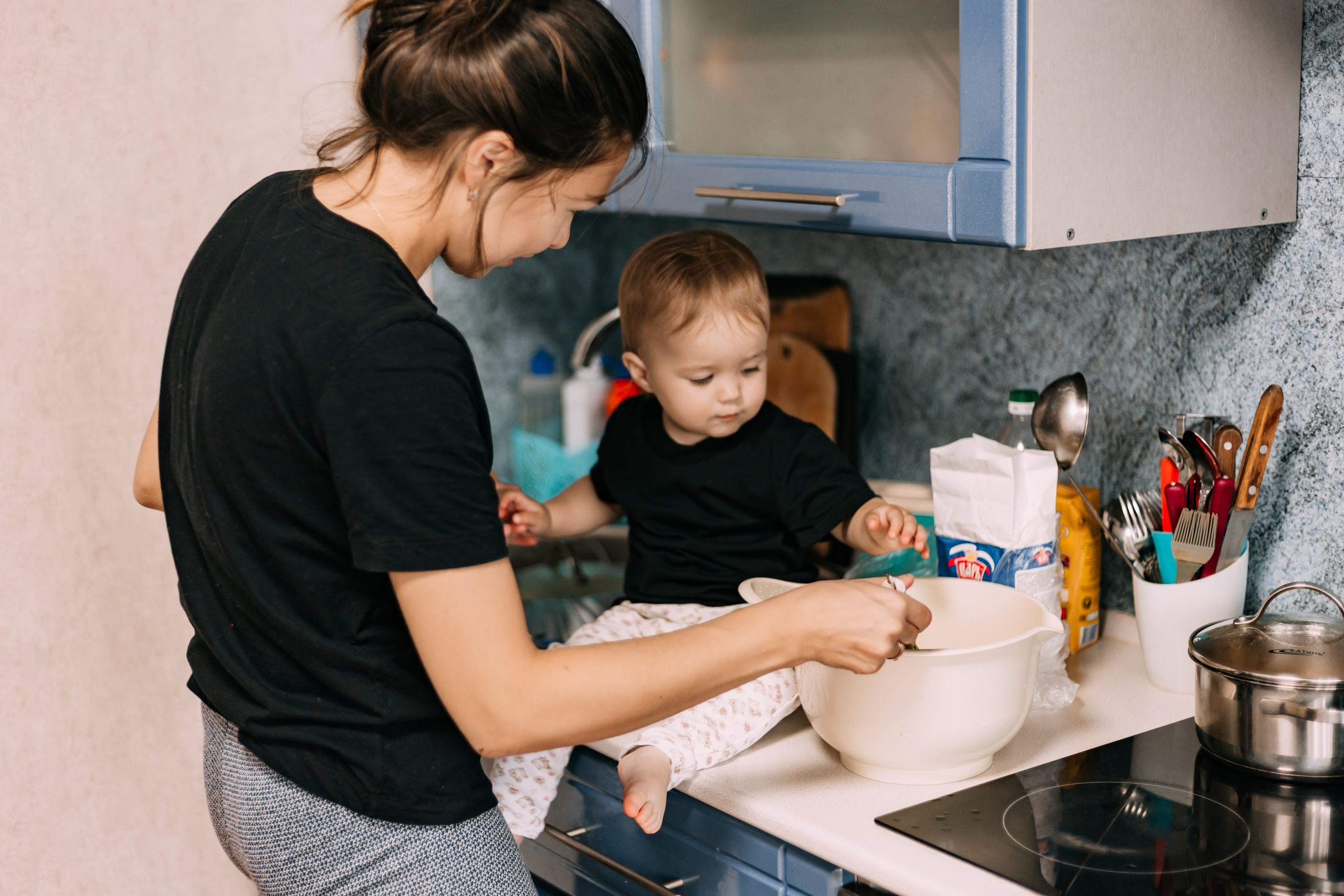 Дарья с дочкой Олесей. Фотограф Бурятии София Андриянова