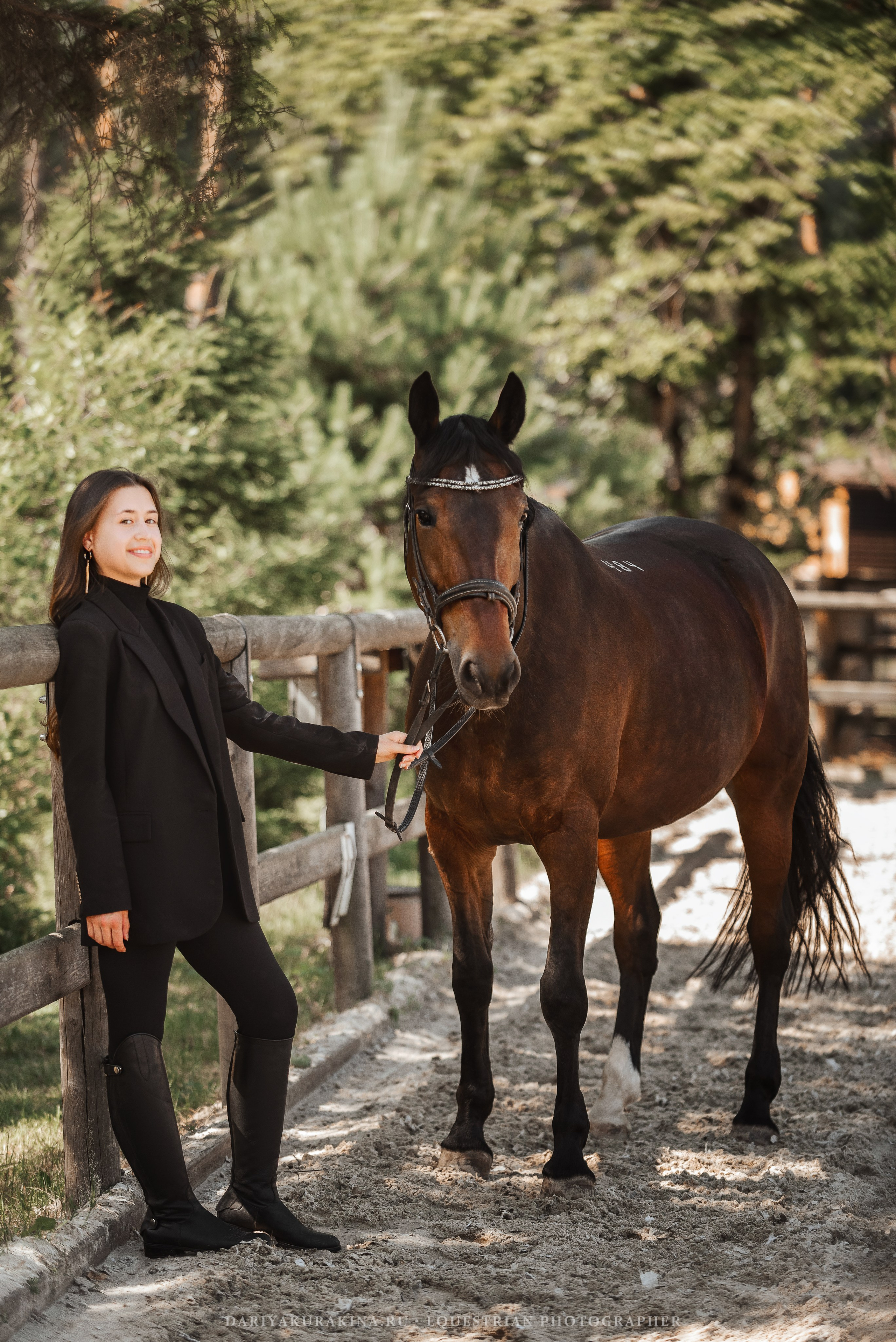 Полина и Заправа. Конный фотограф Куракина Дарья • Фотосессии с лошадьми