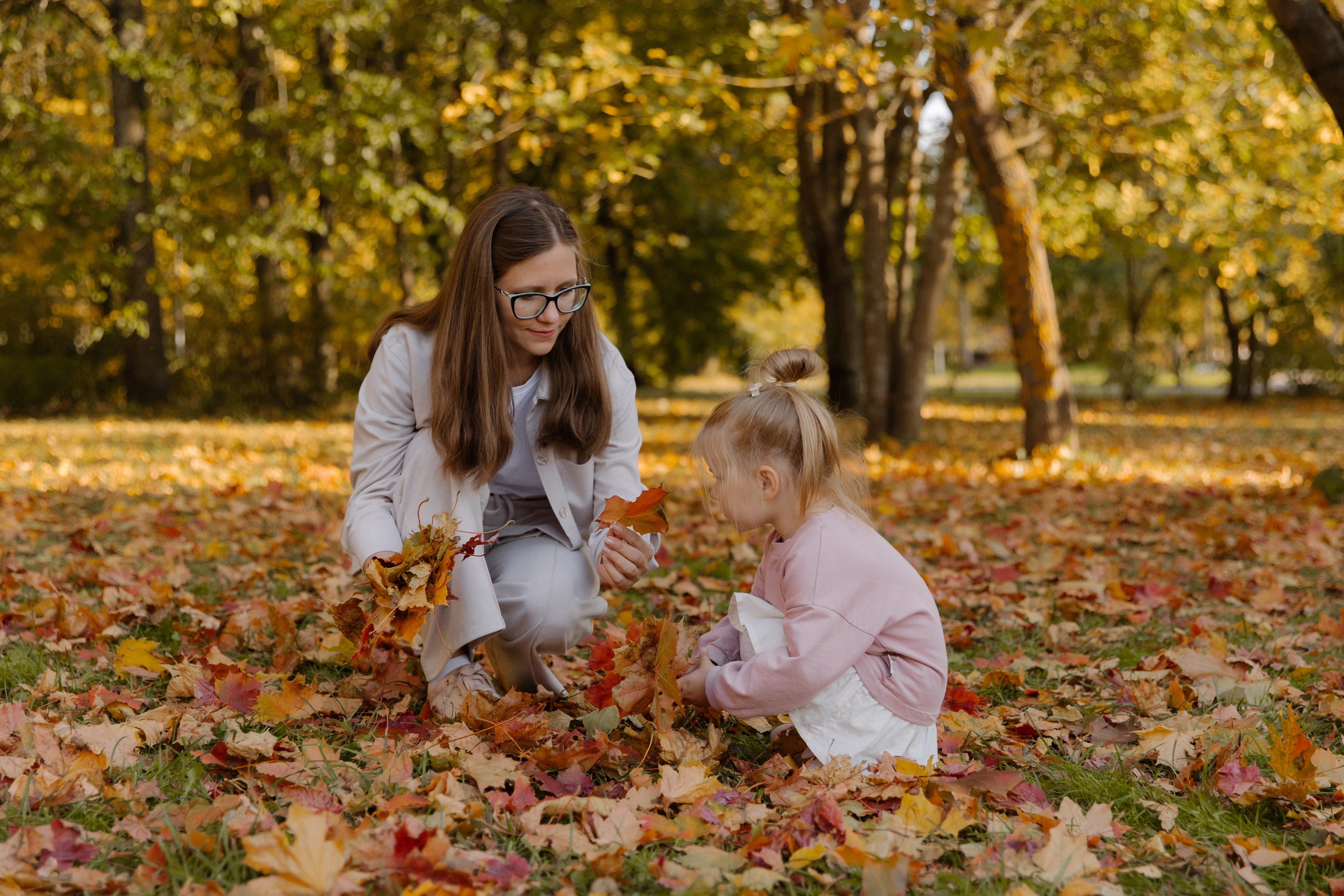 Прогулка Василисы с родителями, дядей и тетей. Семейный и свадебный фотограф в Москве и Зеленограде Пилипенко Юлия