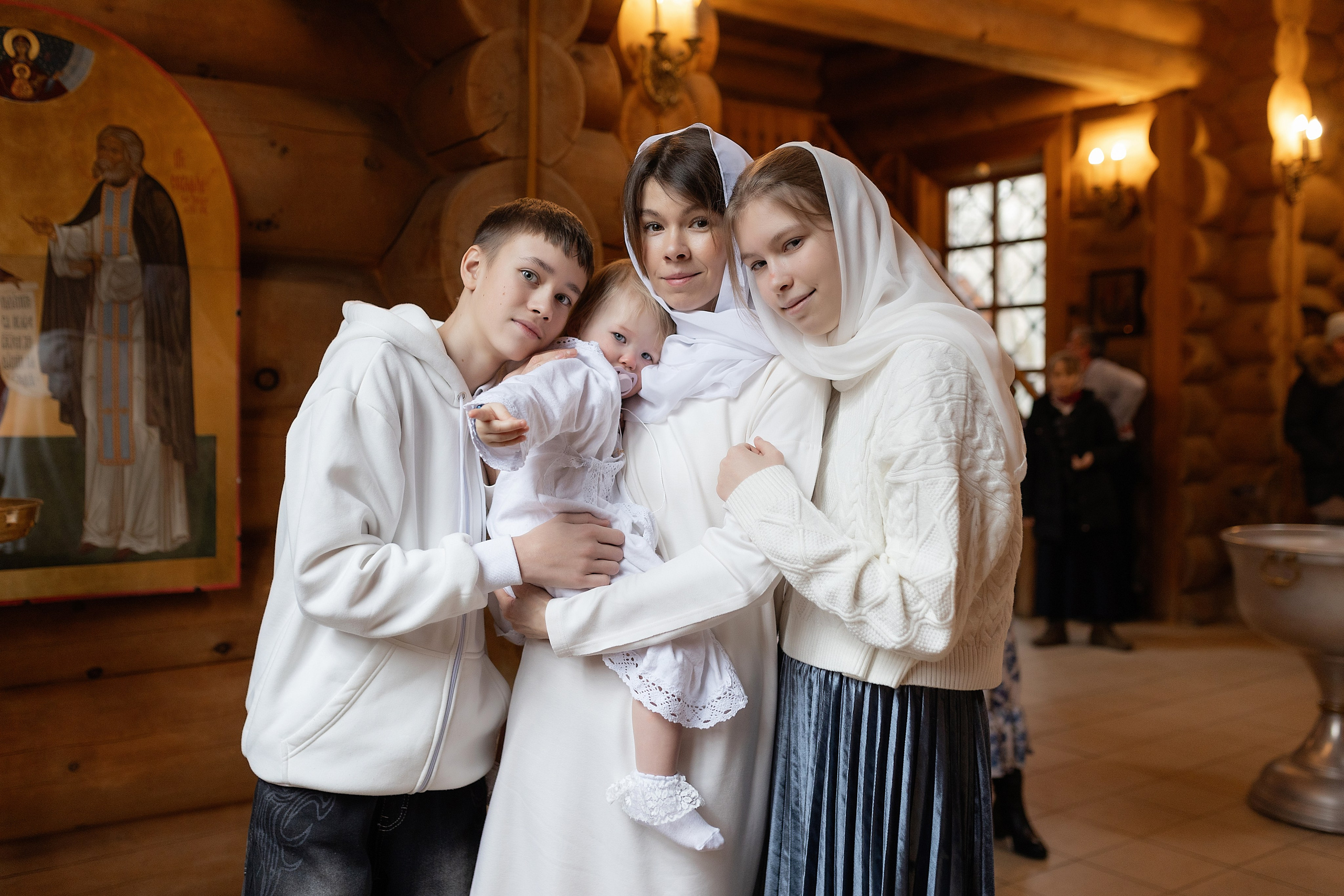 Таинство Крещения Ксении. Фотограф в Железнодорожном и Балашихе