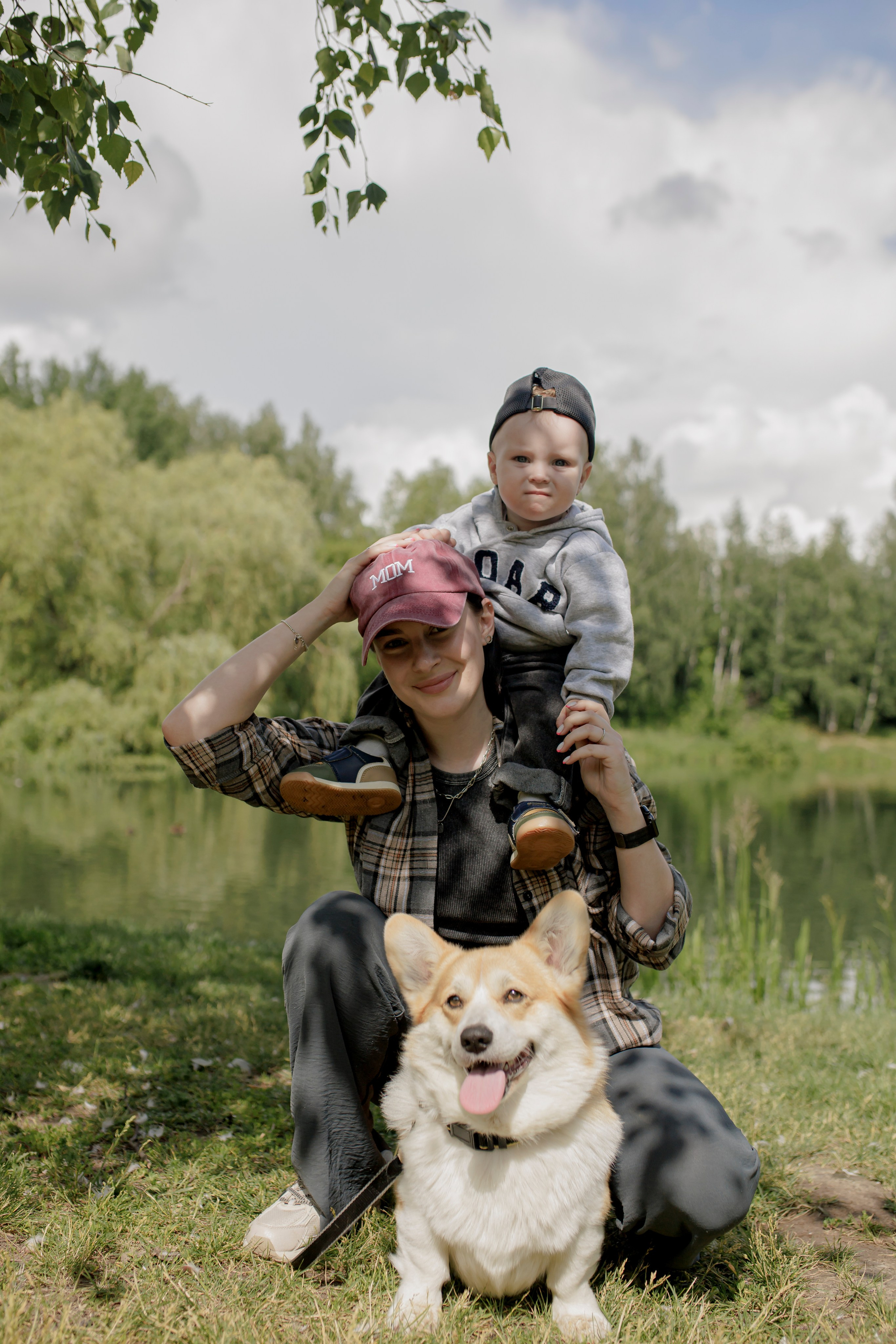 Прогулка с корги. Семейный и детский фотограф в Рязани Васюгова Мария