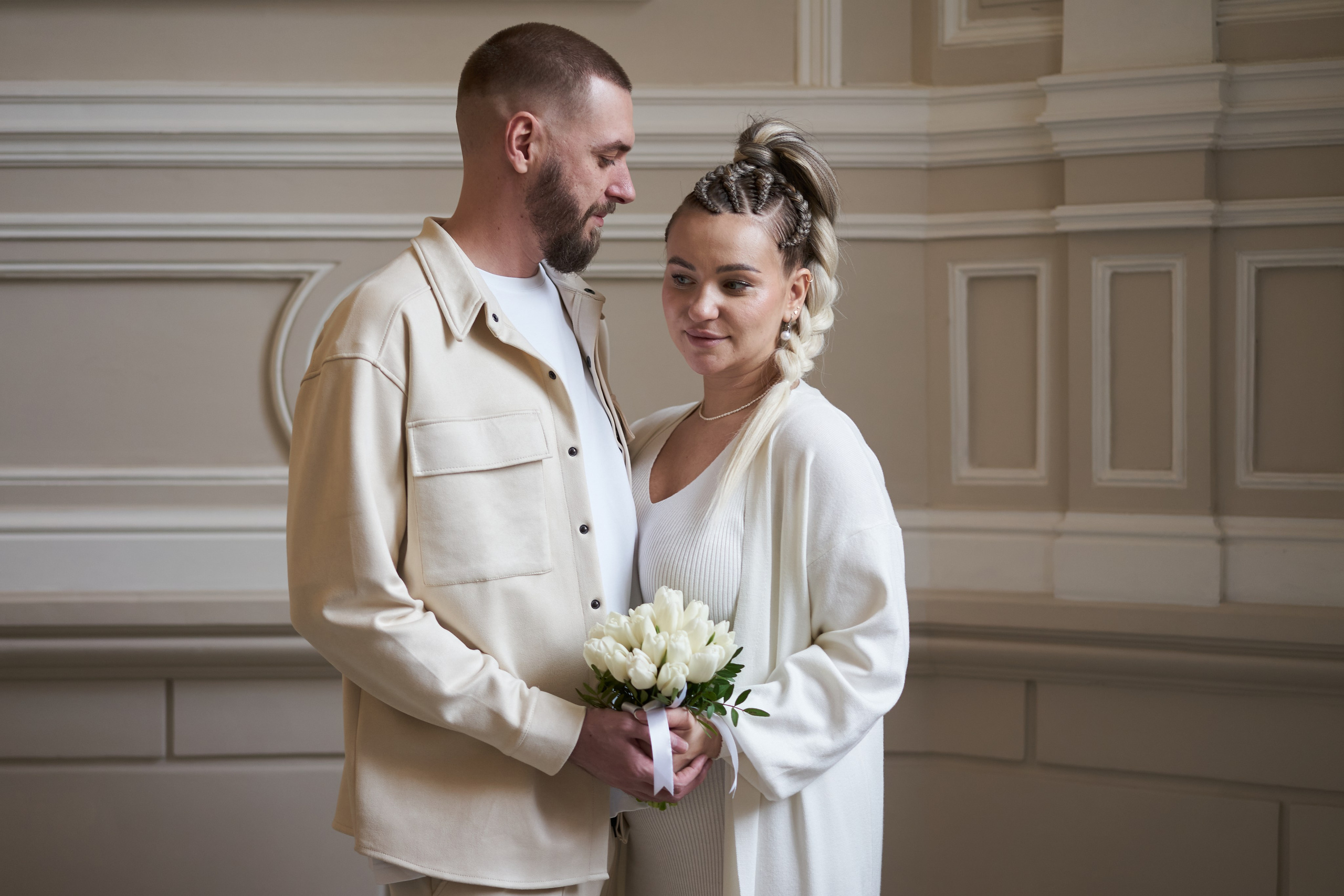 Свадебная фотосессия в студии. Фотограф Екатеринбург Кокшарова Александра