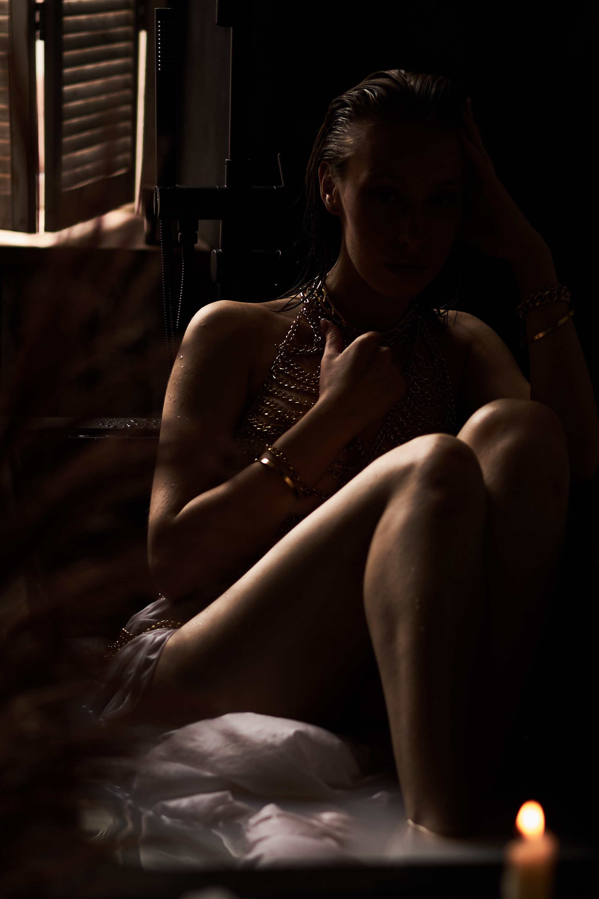 Будуарная фотосессия в студии. Фотограф Екатеринбург Кокшарова Александра