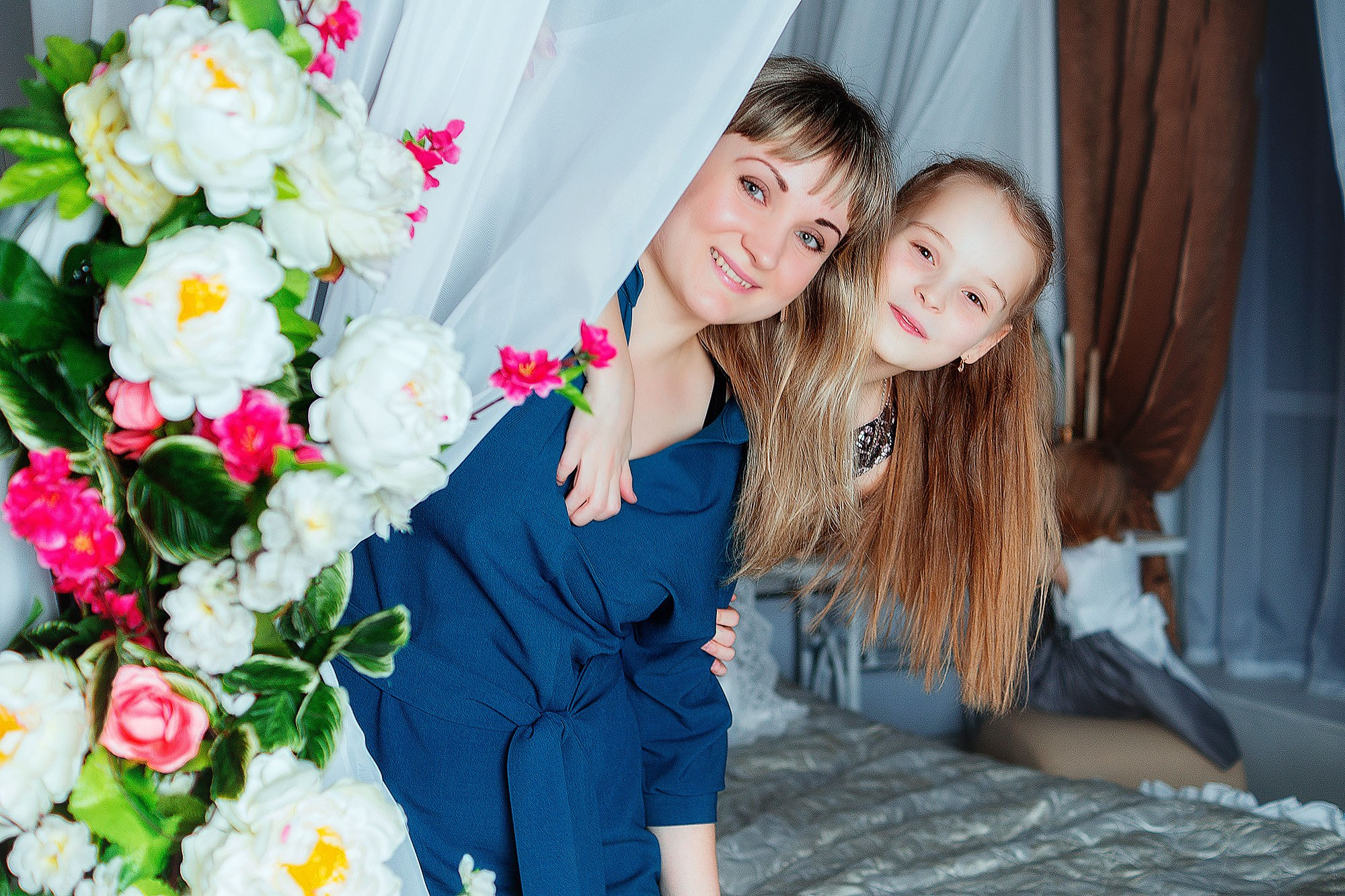 Семейная съёмка в студии. Семейный фотограф г. Новокузнецк Юлия Машникова