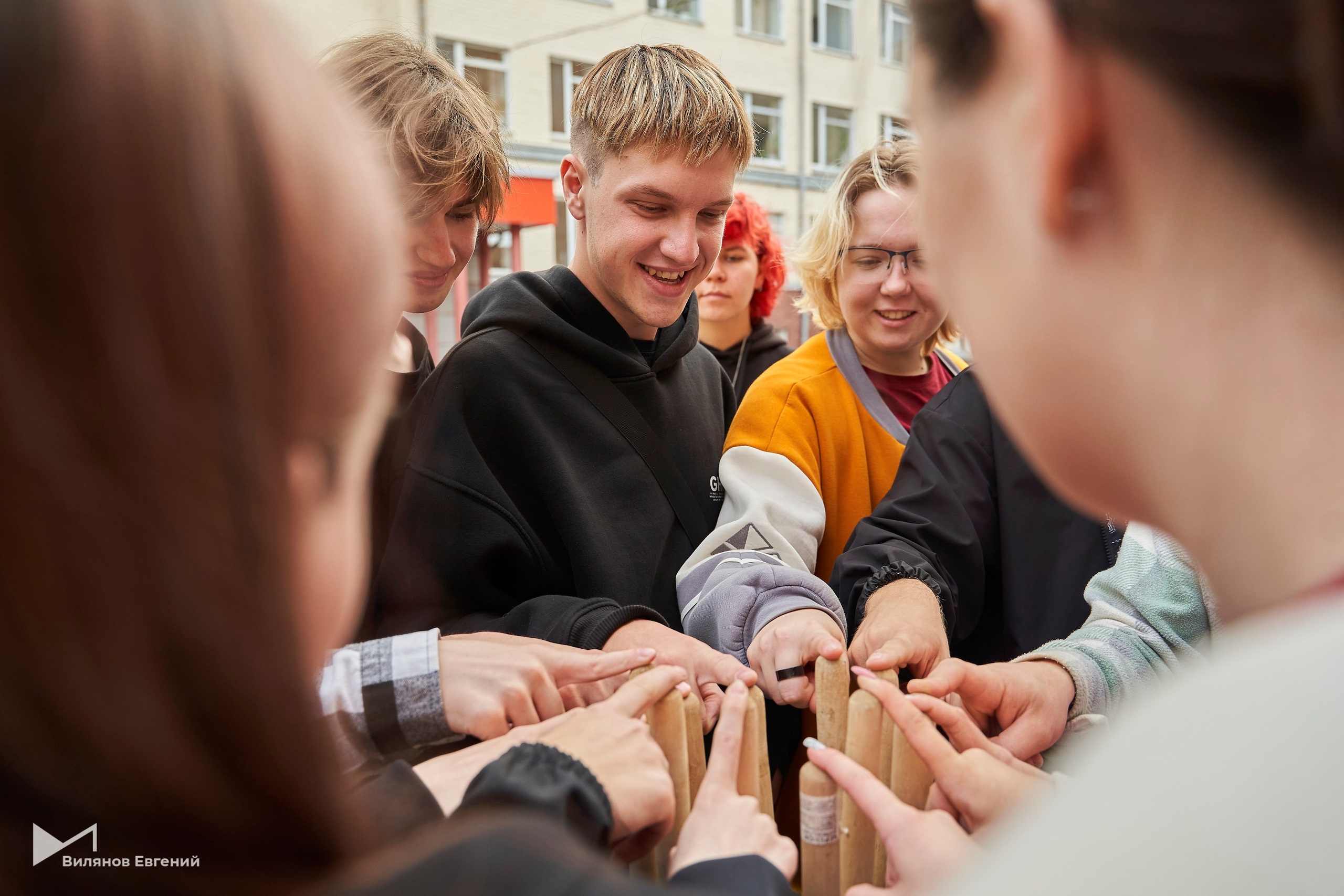Мероприятие «Веревка» для первокурсников ННГАСУ. Репортажный фотограф Вилянов Евгений. Нижний Новгород