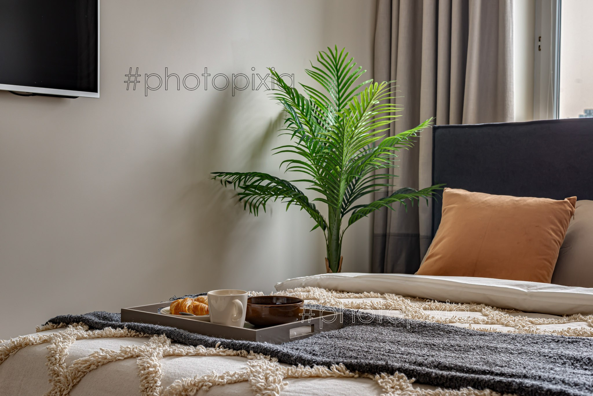 Интерьерный фотограф Кузнецов Сергей - фото дизайна спальни от J&M studio 