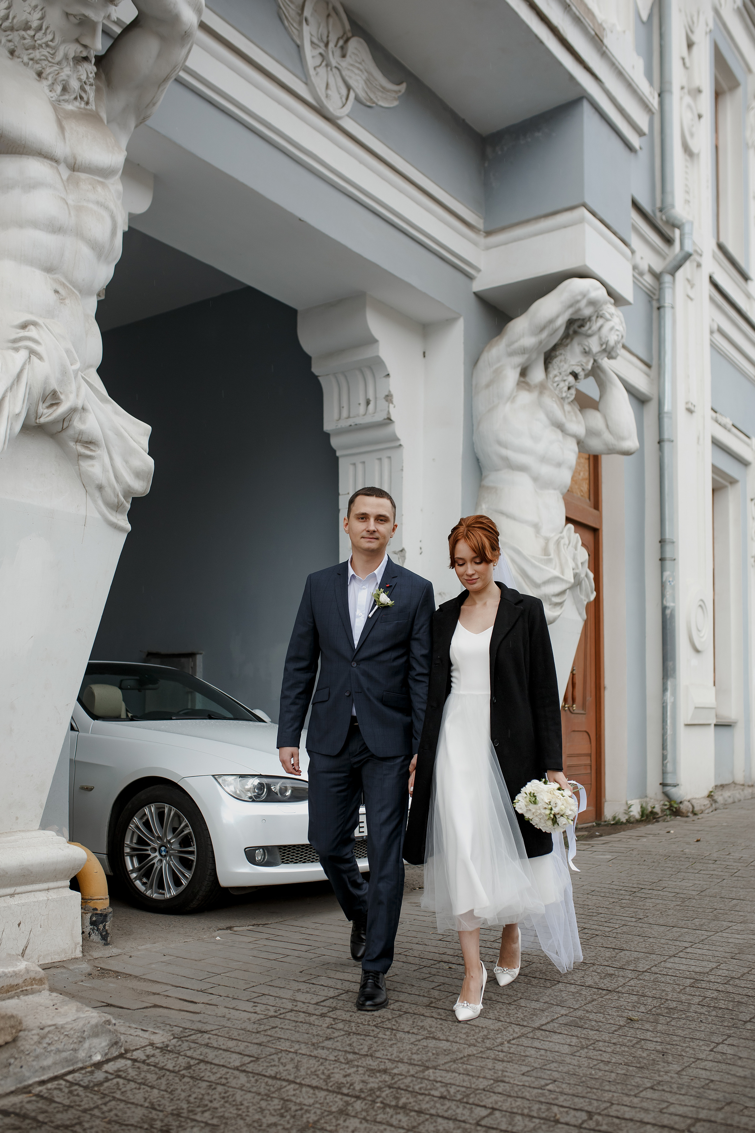 Свадьба, город, кабриолет. Свадебный фотограф в Самаре Катерина Мостовая