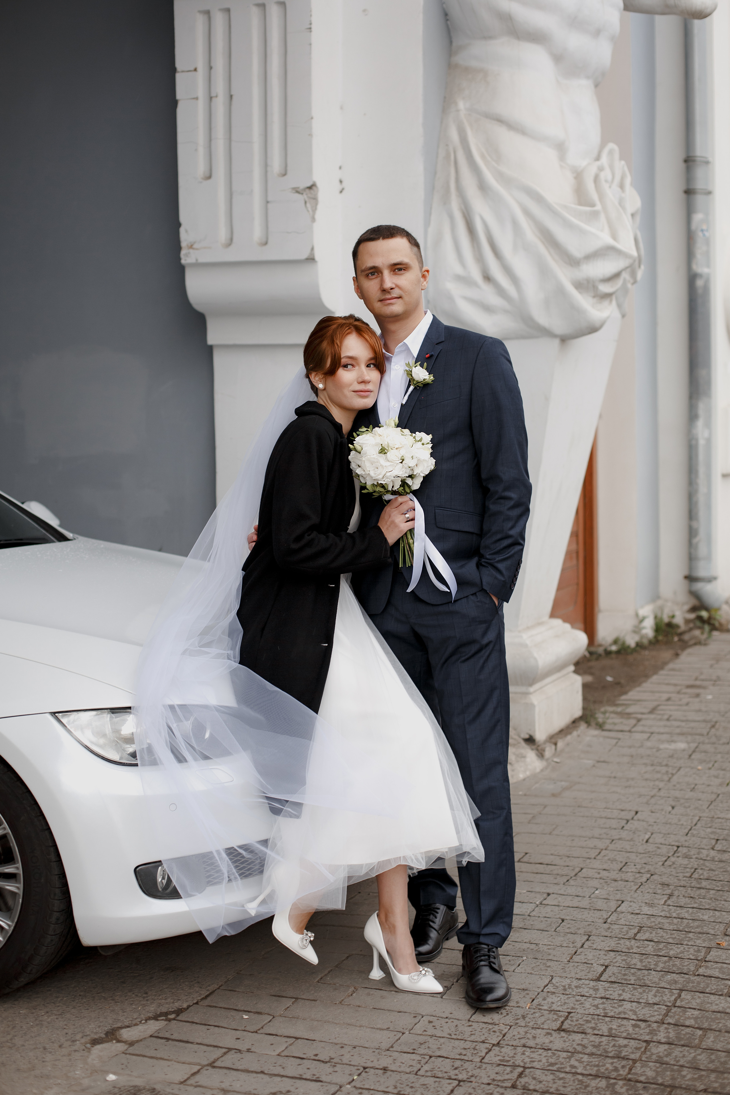 Свадьба, город, кабриолет. Свадебный фотограф в Самаре Катерина Мостовая