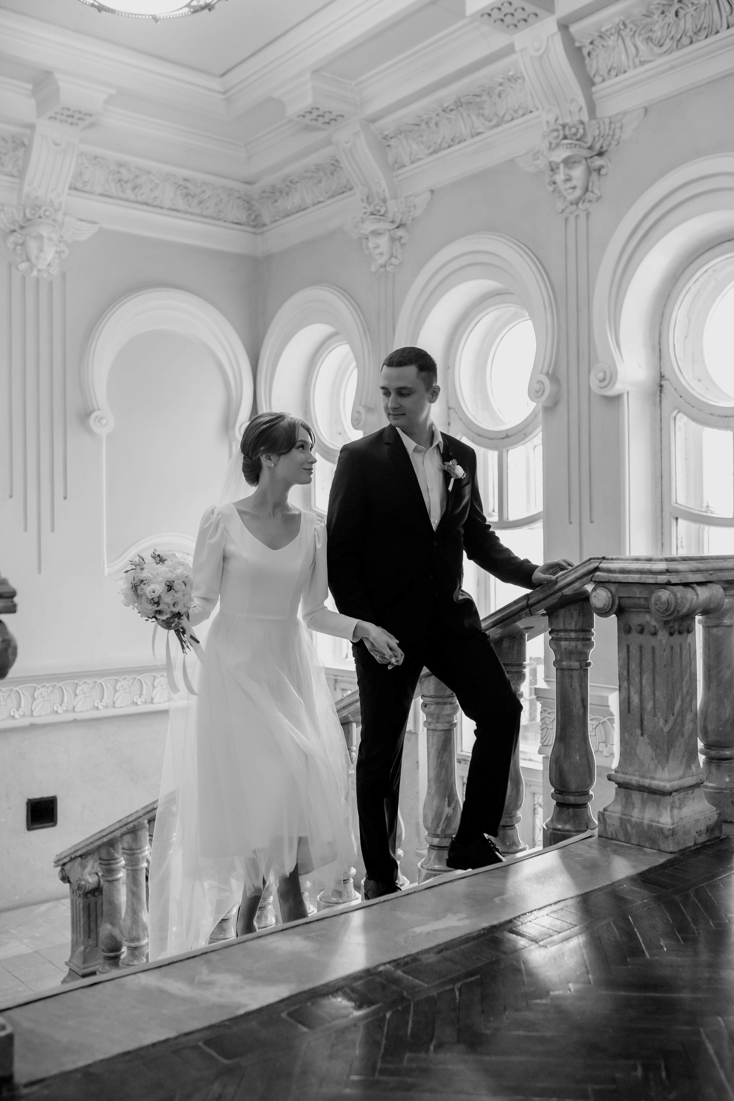 Свадьба, город, кабриолет. Свадебный фотограф в Самаре Катерина Мостовая