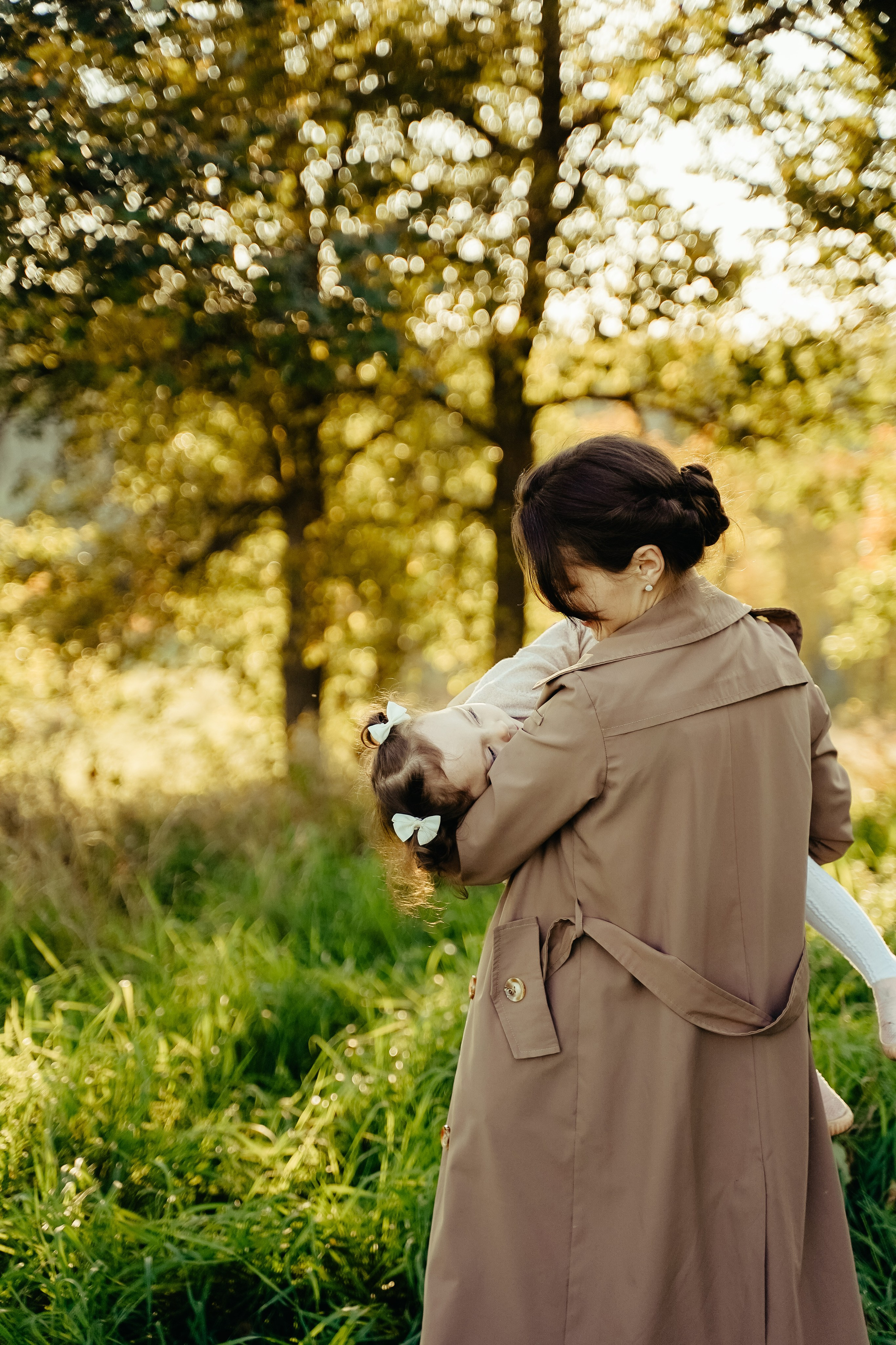 Мама и Дочка Осенняя фотосъемка