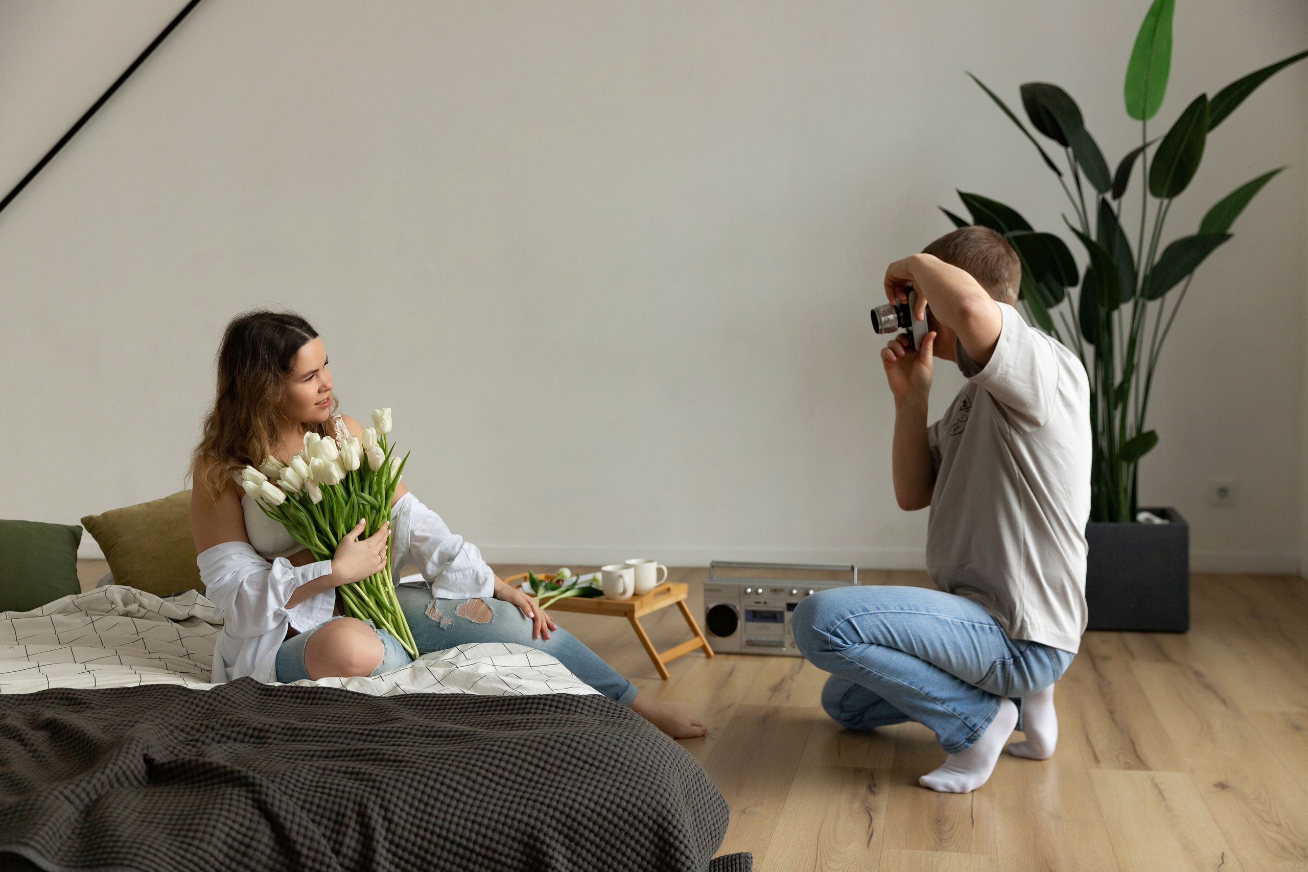 Фотосъемка беременности в студии Петербурга. Свадебный и портретный фотограф в Санкт-Петербурге Надежда Чечулина