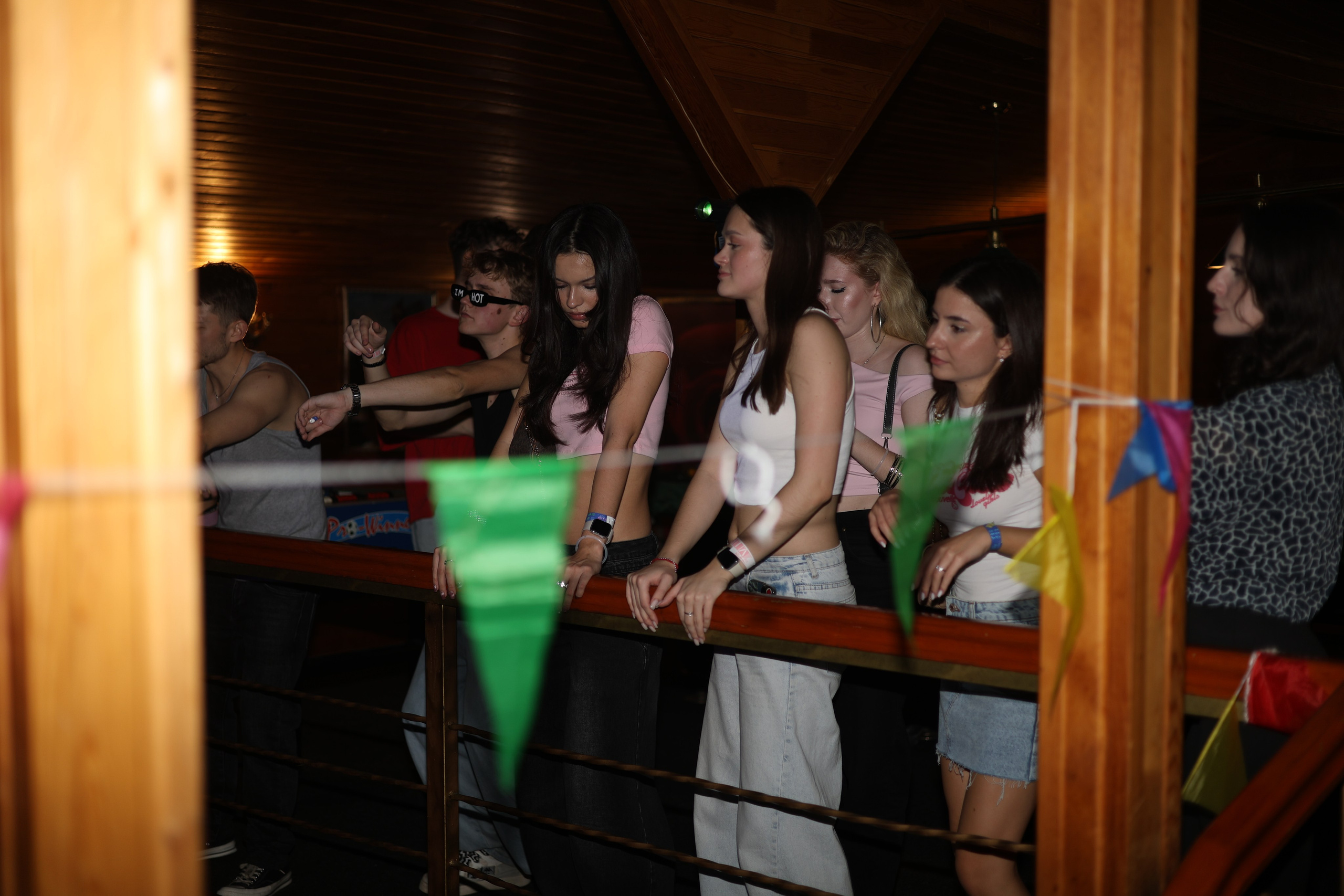 Student american-style party. Mintonov's Film Studio