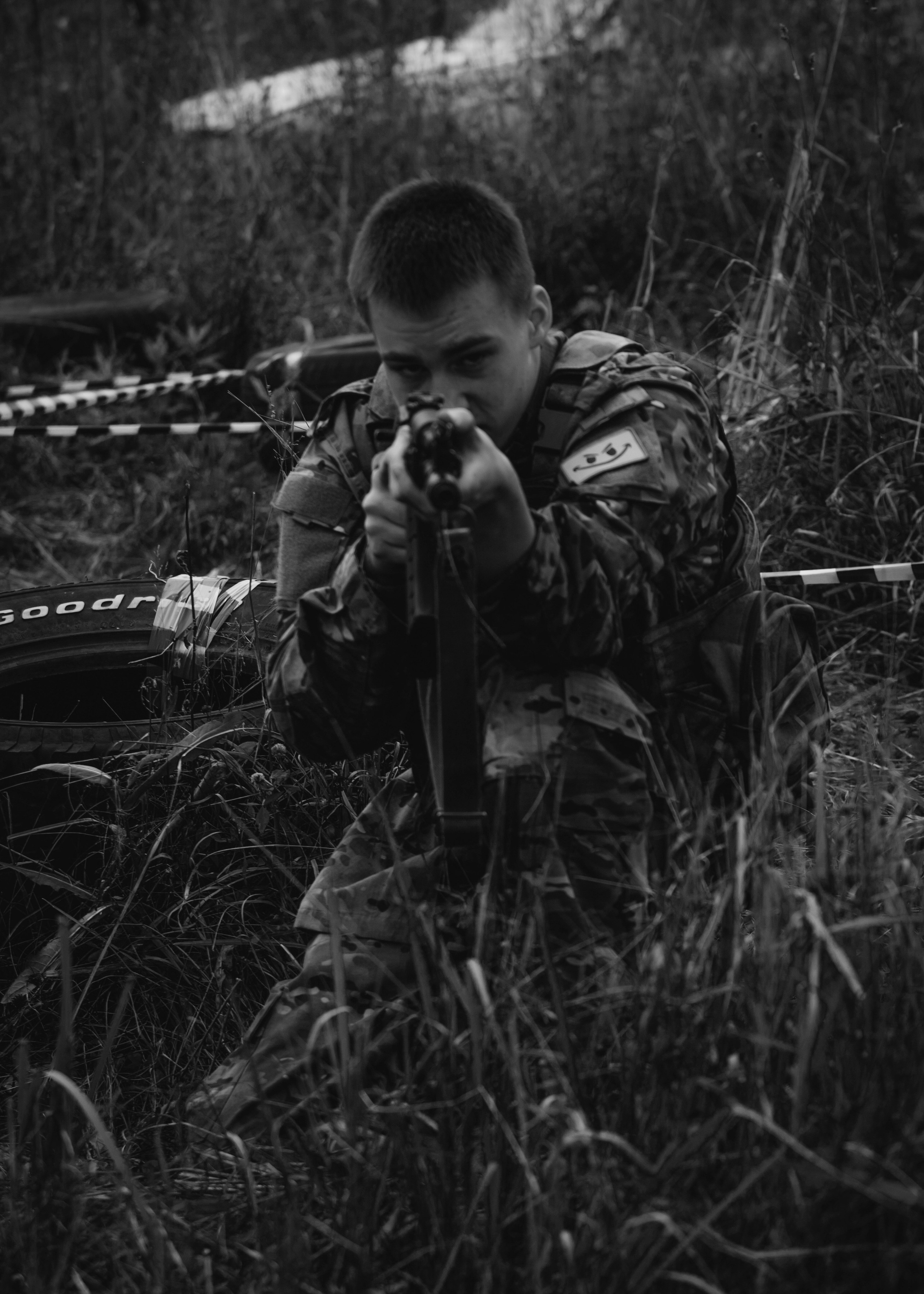 Квалификационные испытания. Сдача на шеврон «Боевая Единица». Портретный фотограф в Москве Дарья Цезария