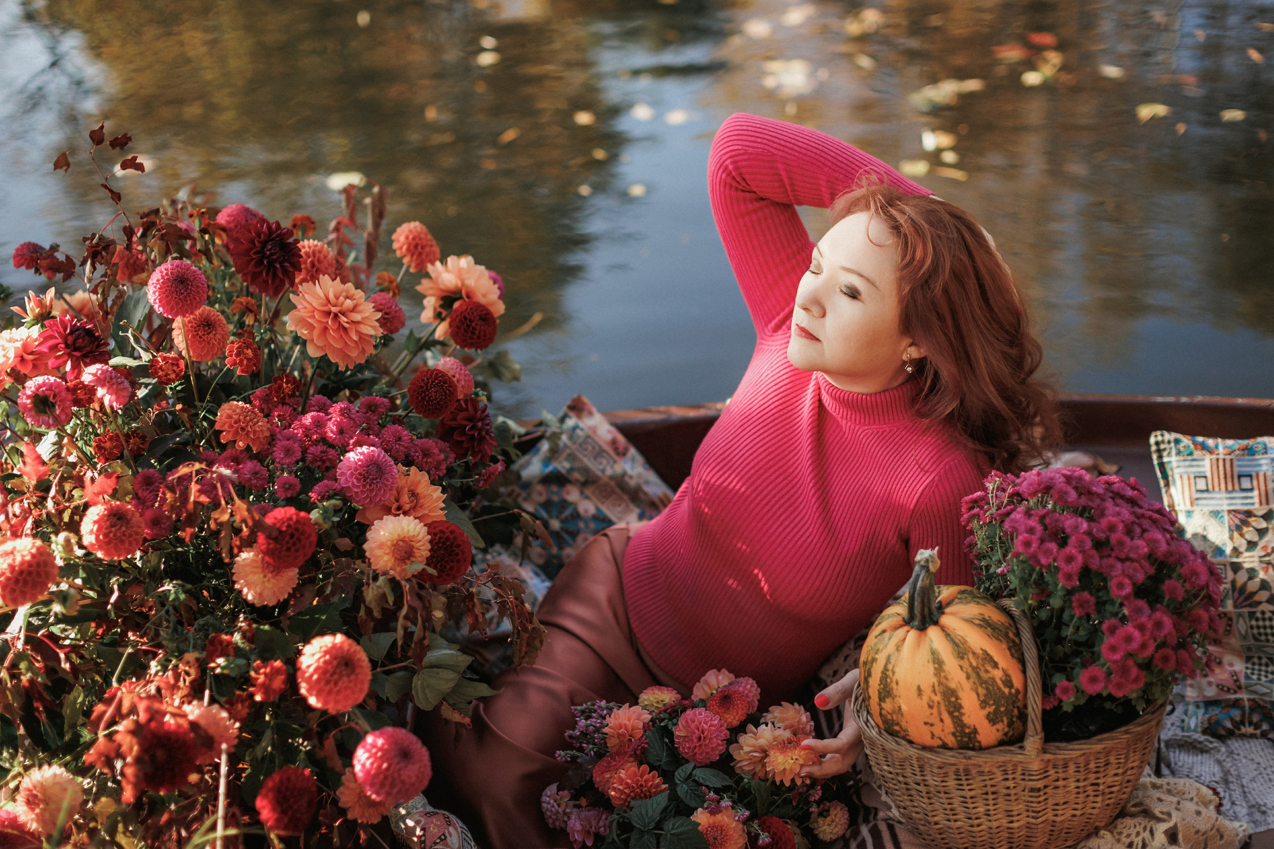 Фотопроект «Лодка в цветах». Свадебный, семейный и детский фотограф в городе Партизанск, Находка