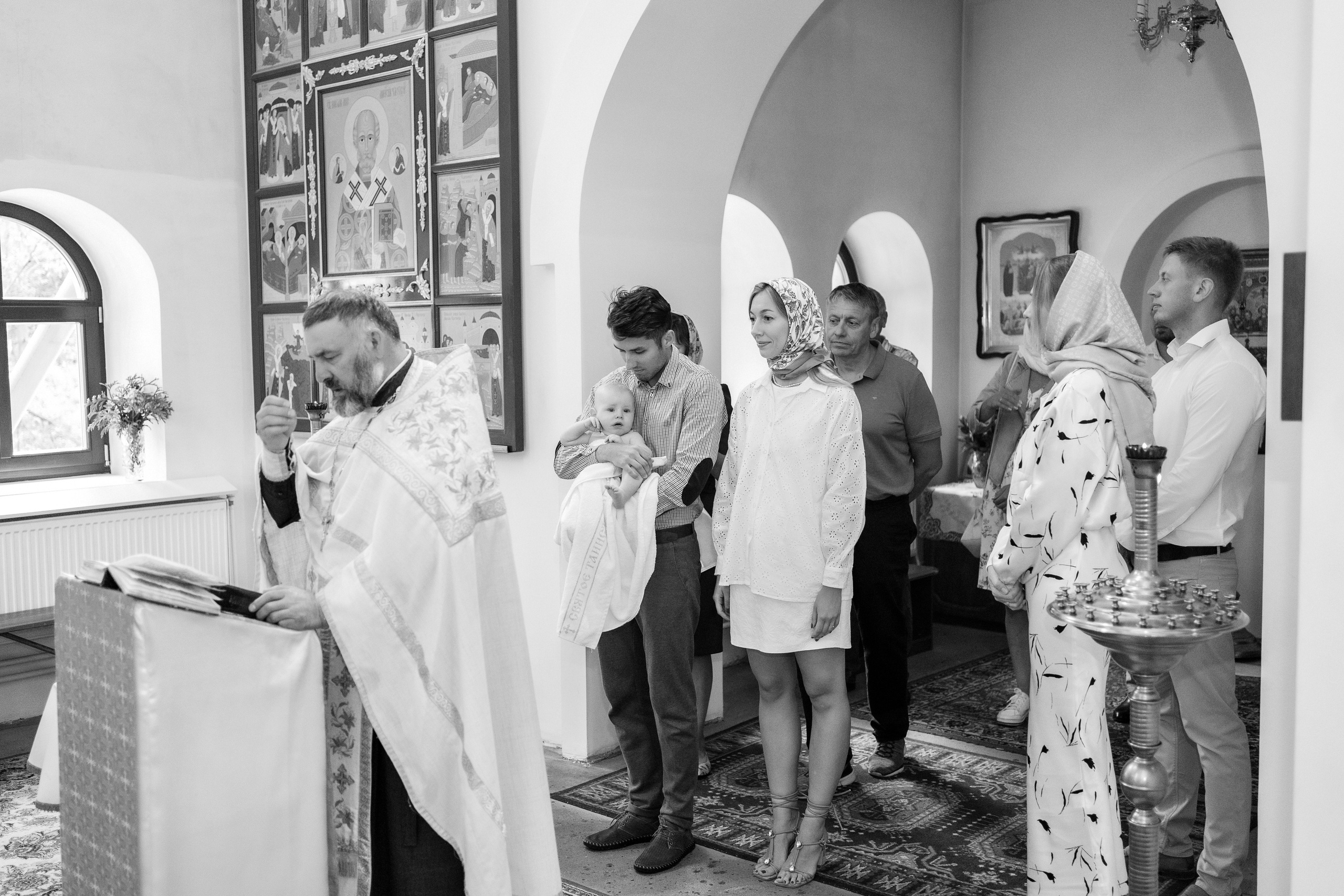 Крещение Бориса. Семейный и свадебный фотограф Минск, Беларусь Анна Орловская