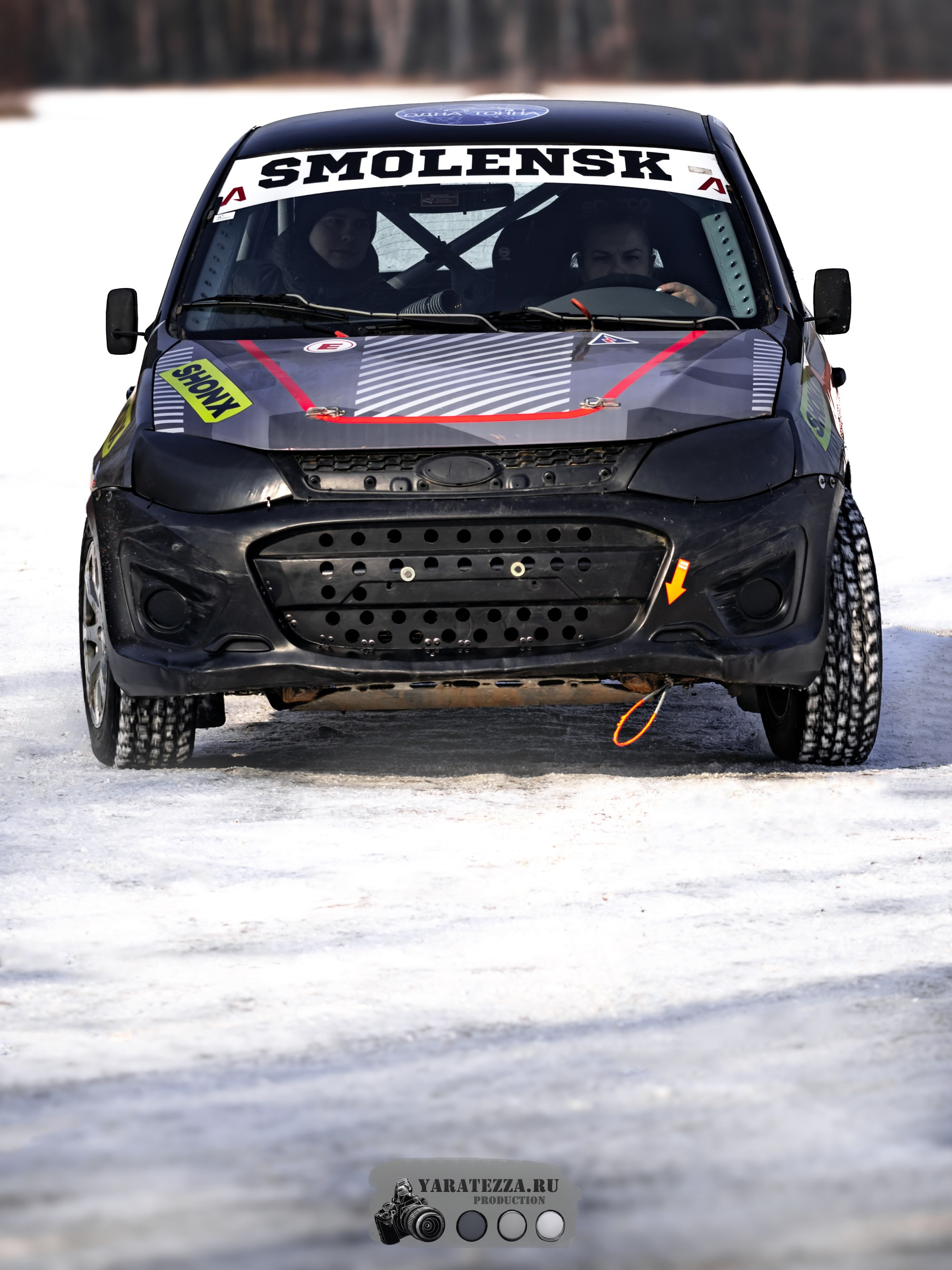 Тренировочный день на ледовой трассе. Yaratezza production