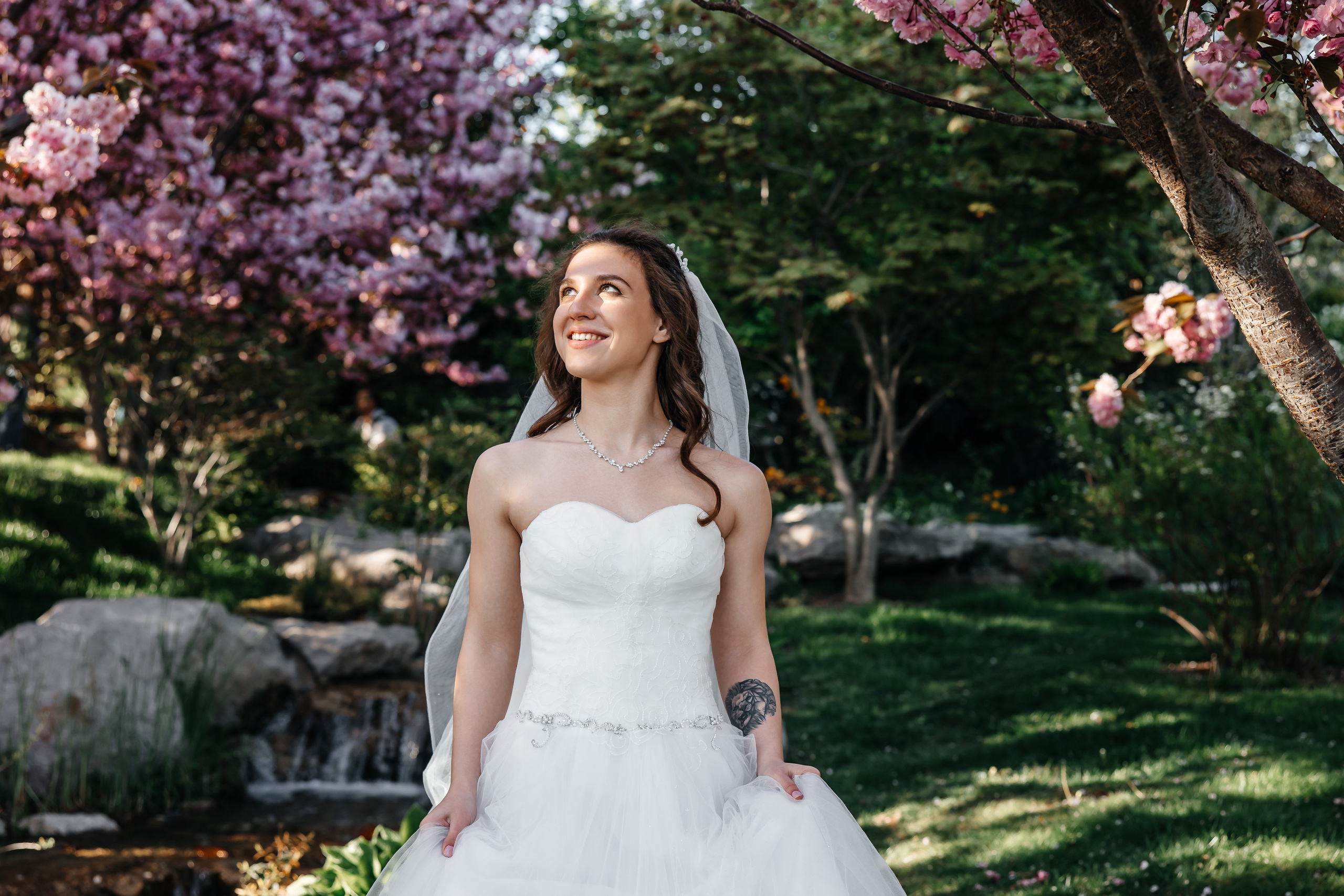 Сакура в Японском саду. Анонс свадьбы для Никиты и Марины. Свадебный фотограф в Крыму и Севастополе Ольга Баскакова