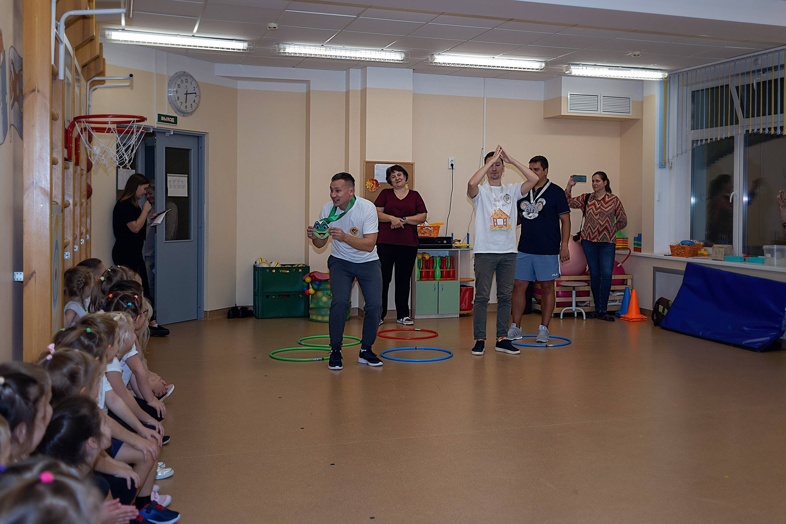 День пап в детском саду_2024. Семейный фотограф в Санкт-Петербурге