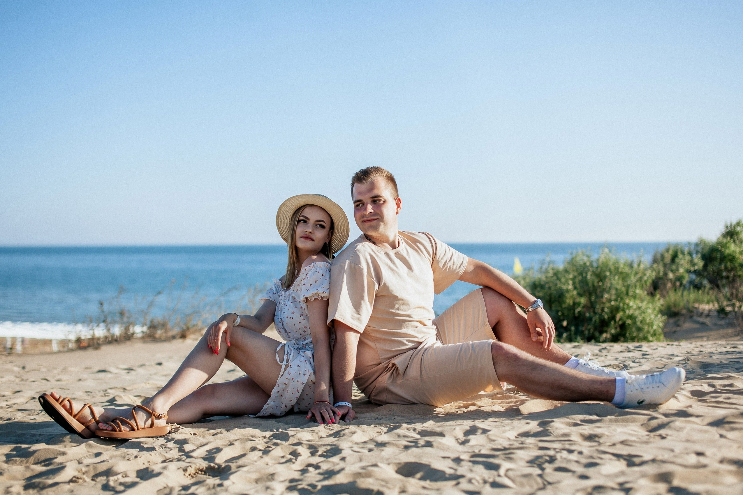 Фотосессия лавстори в дюнах Джемете